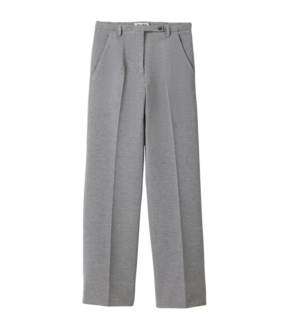 Knit Trousers F0031 Image 1