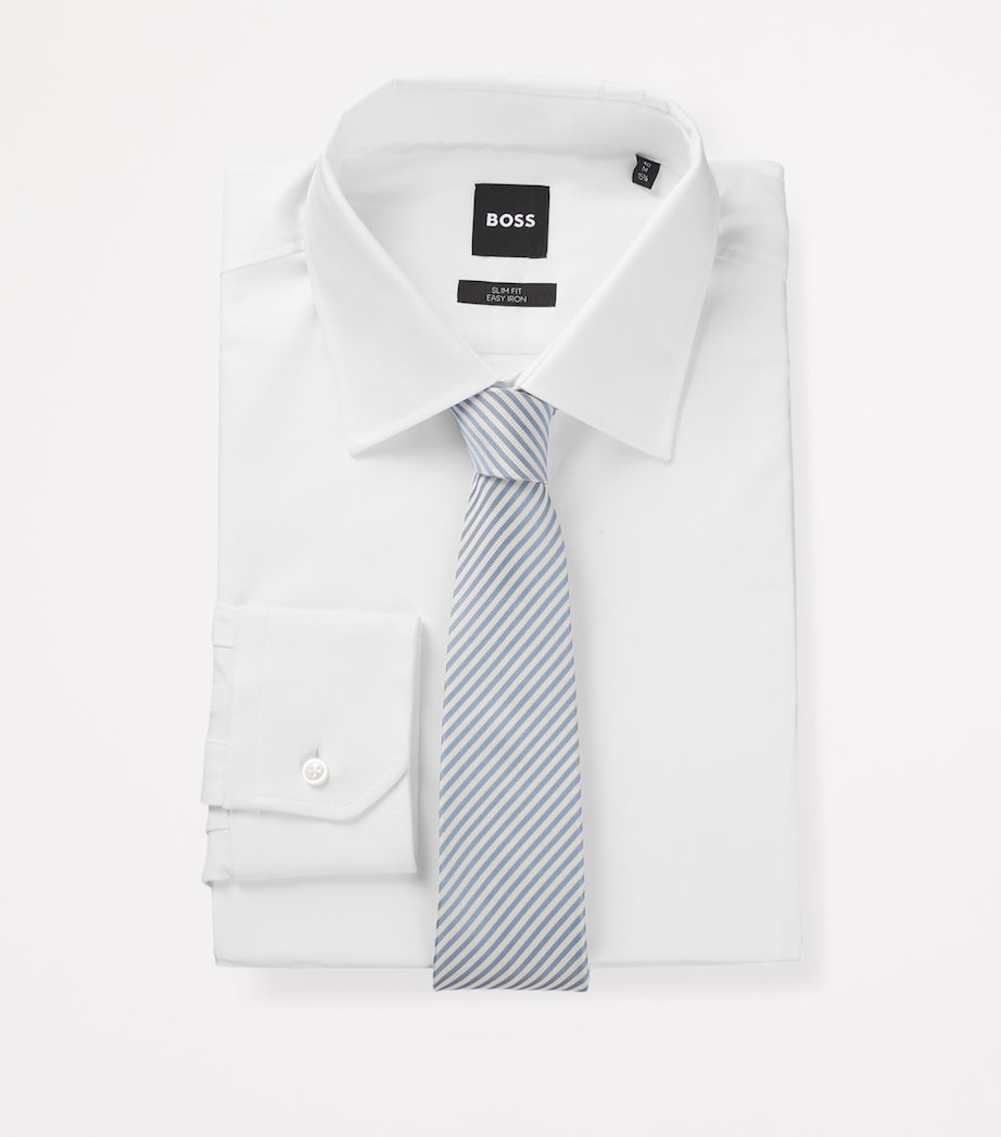 Silk Striped Tie 451 Image 4