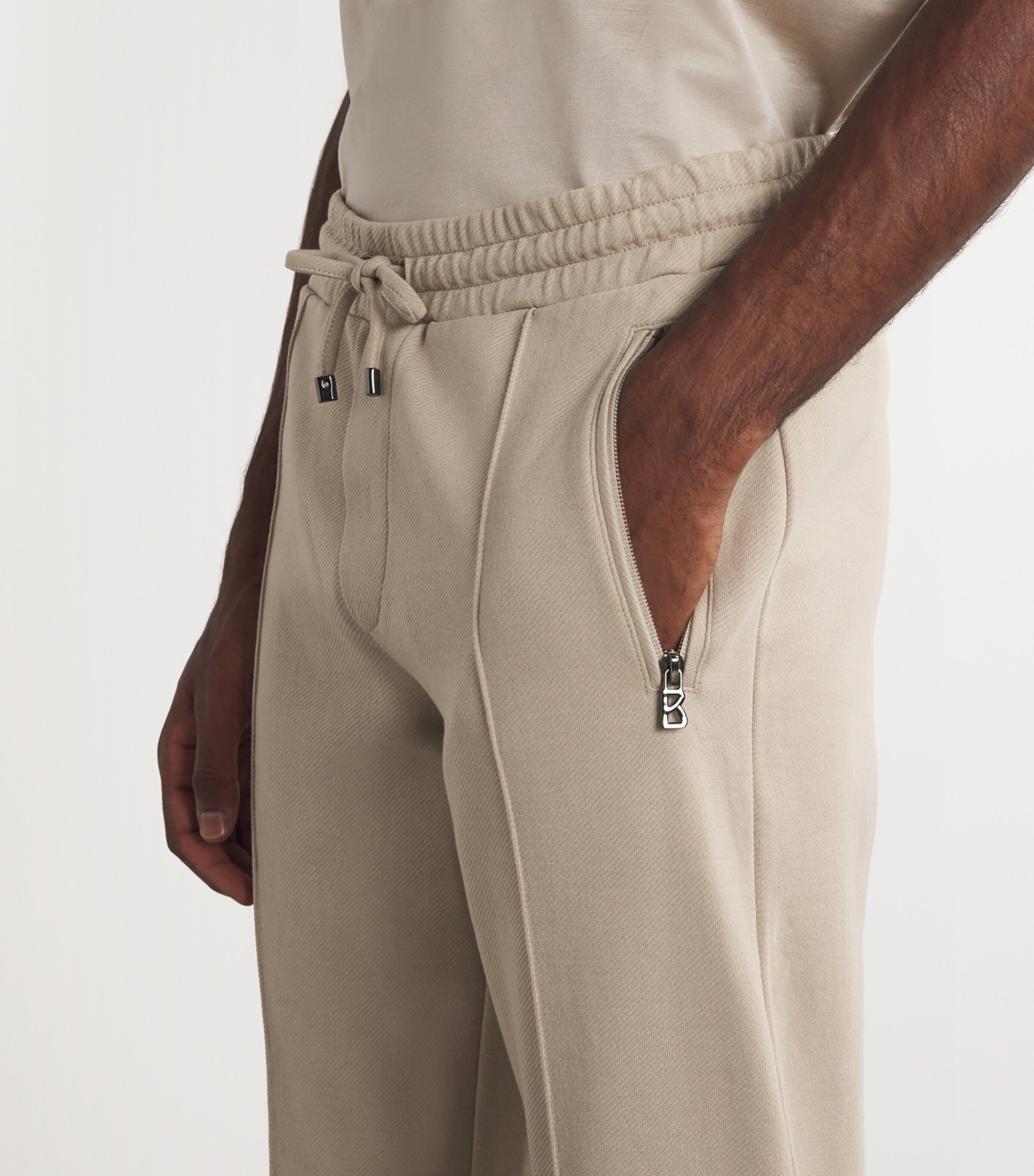 Drawstring Jose Straight Sweatpants 762 - NOMADIC DESERT Image 4