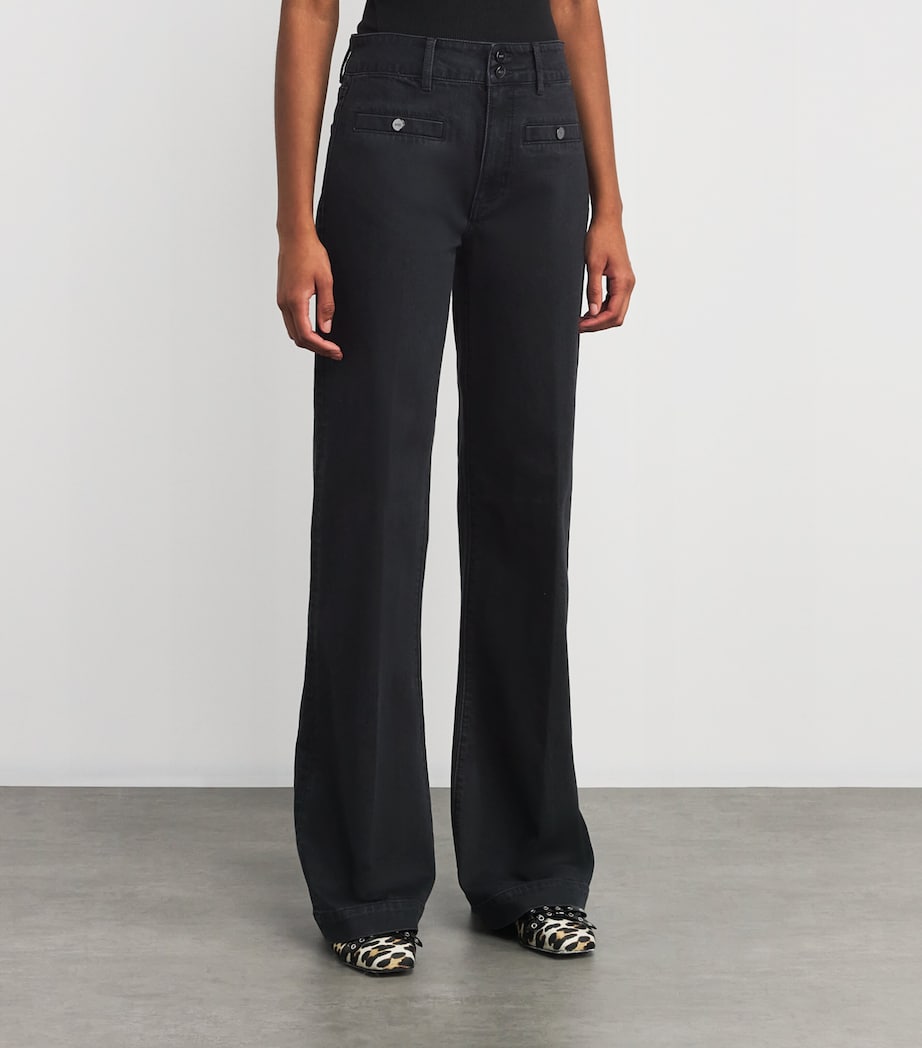 Leenah Wide-Leg Jeans FADED DARKNESS Image 3