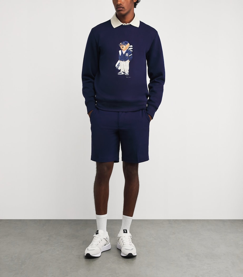 Cotton-Blend Performance Polo Bear Sweatshirt REFINED NAVY Image 2