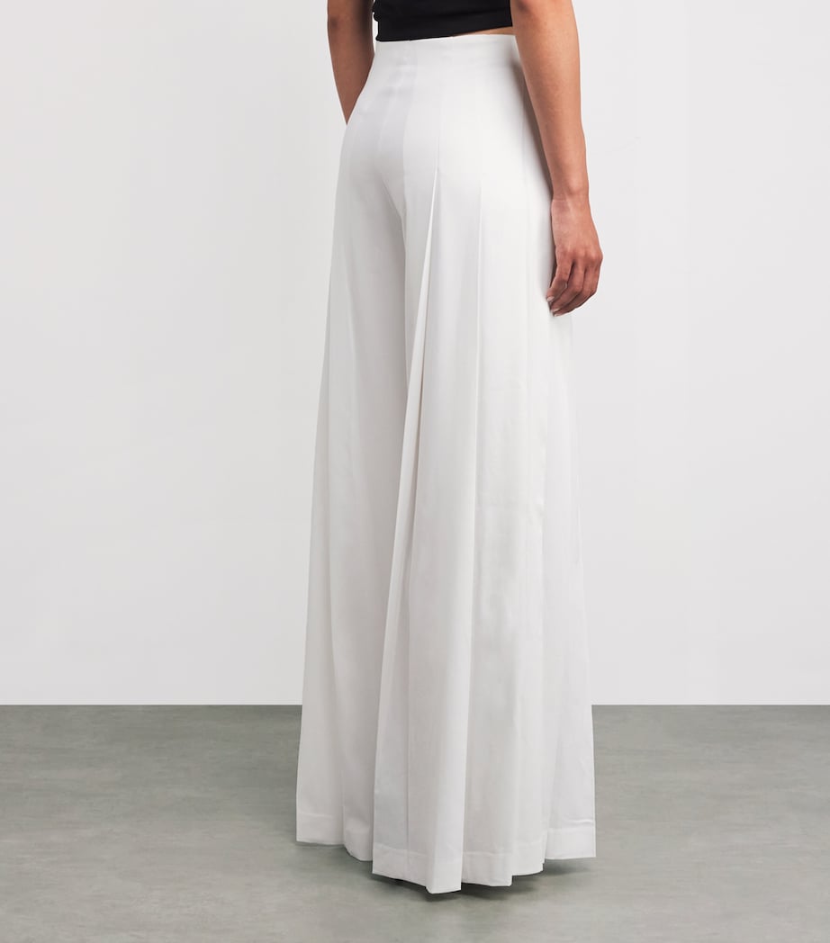 Ainslie Wide-Leg Trousers A127 OFF WHITE Image 4