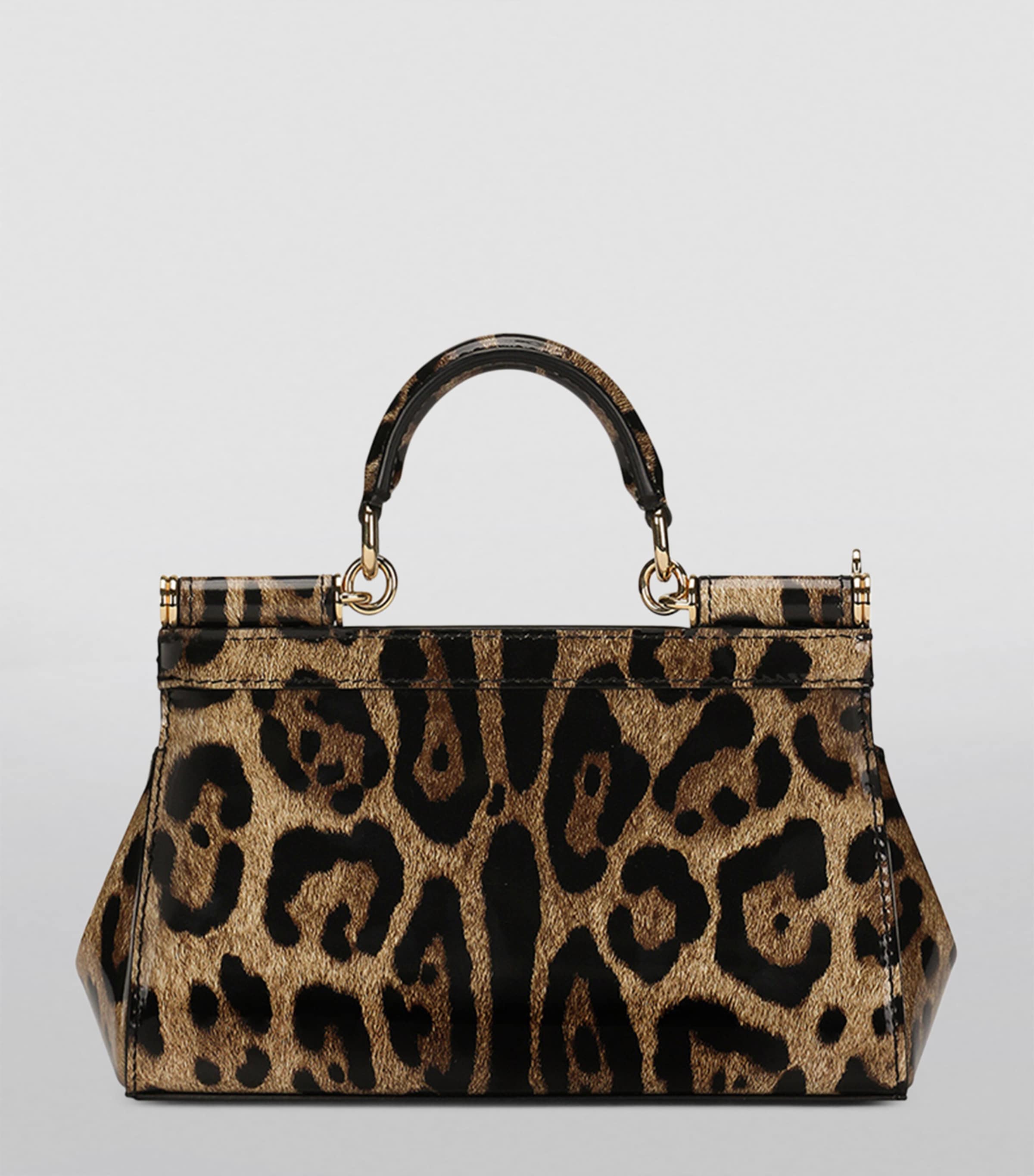 Dolce and gabbana animal print bag online