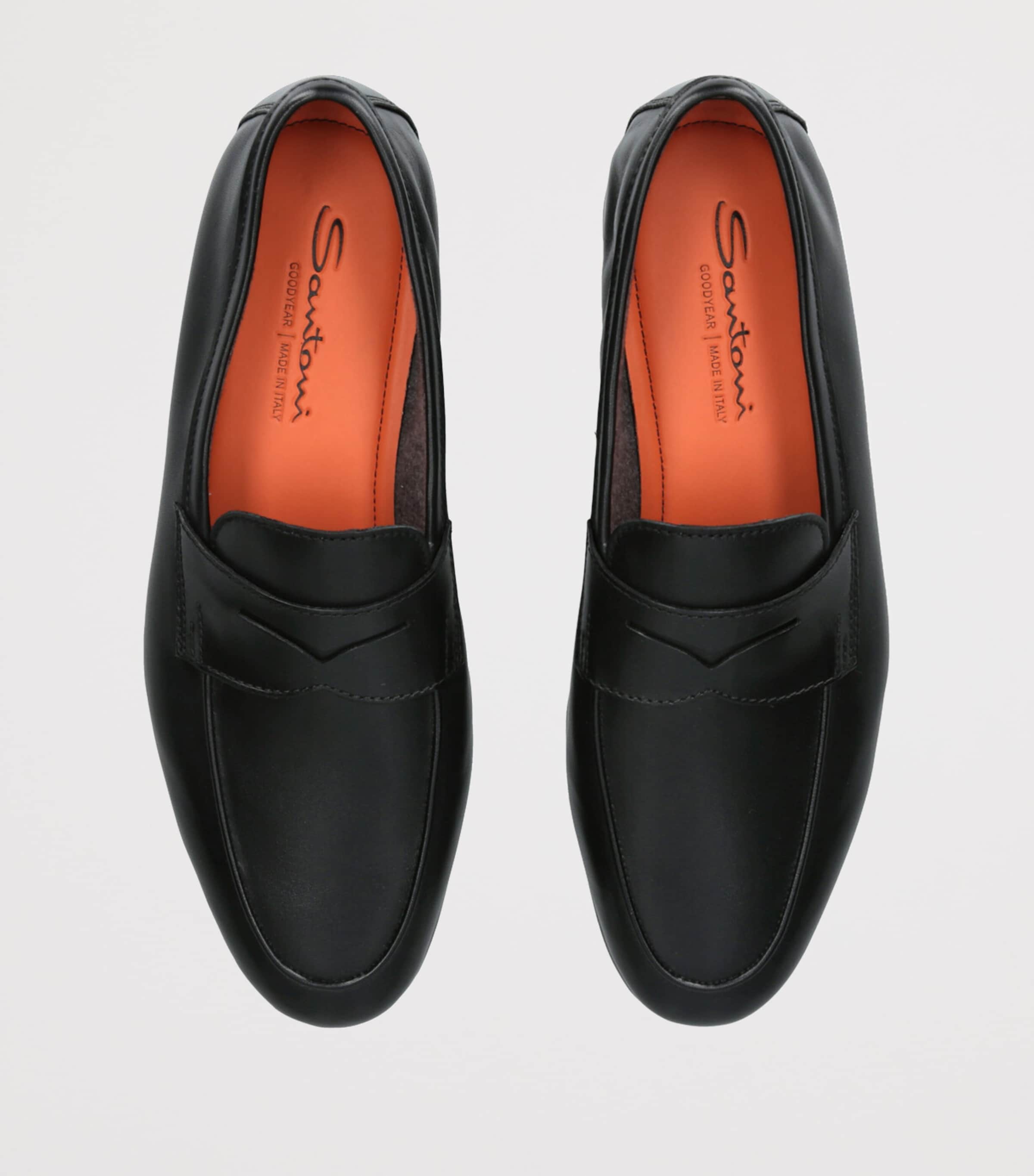 Leather Carlo Loafers BLACK Image 4