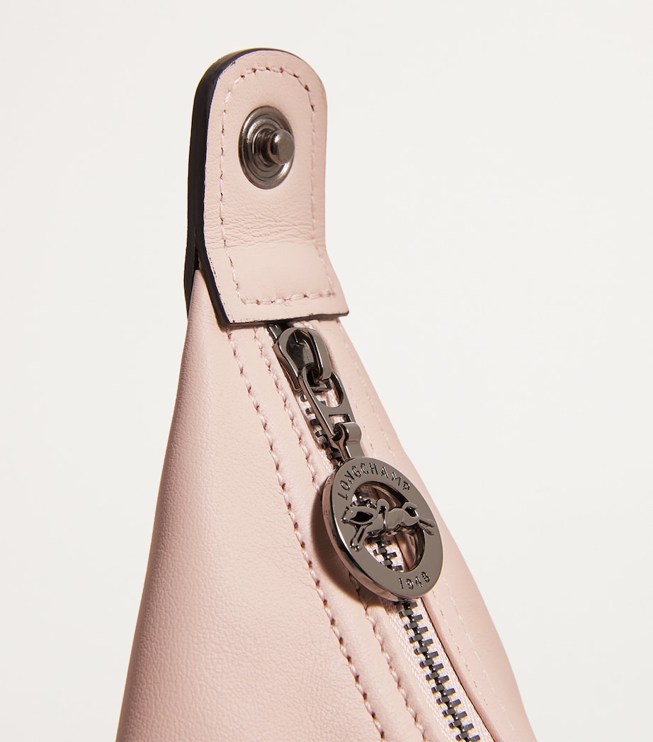 Longchamp Extra Small Leather Le Pliage Xtra Top-Handle Bag Nude Image 6
