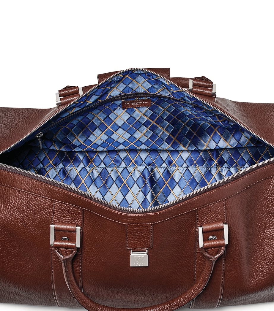 Leather Boston Holdall TOBACCO Image 4