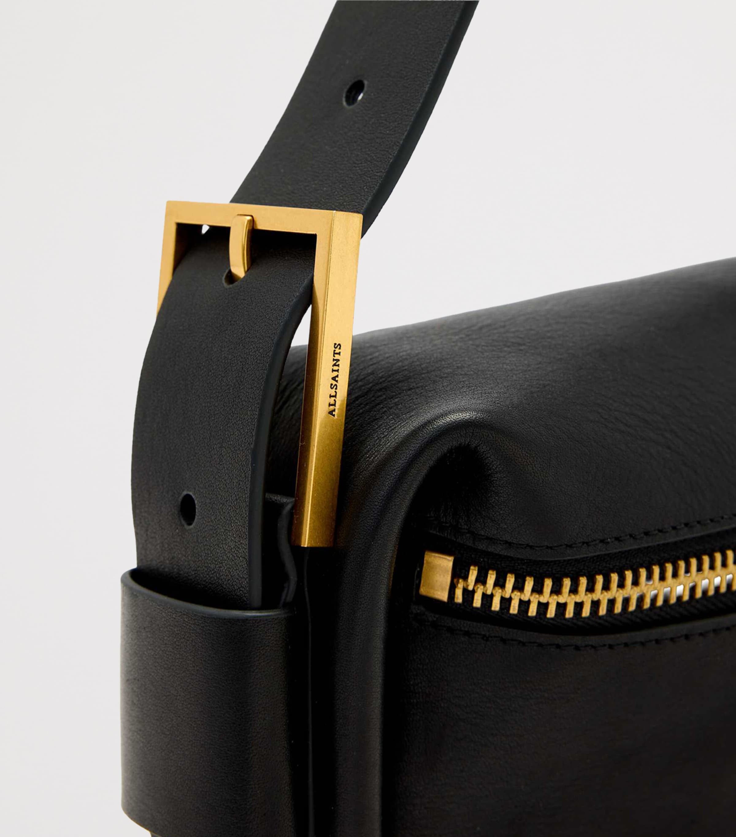 Mini Leather Noemie Shoulder Bag BLACK Image 7