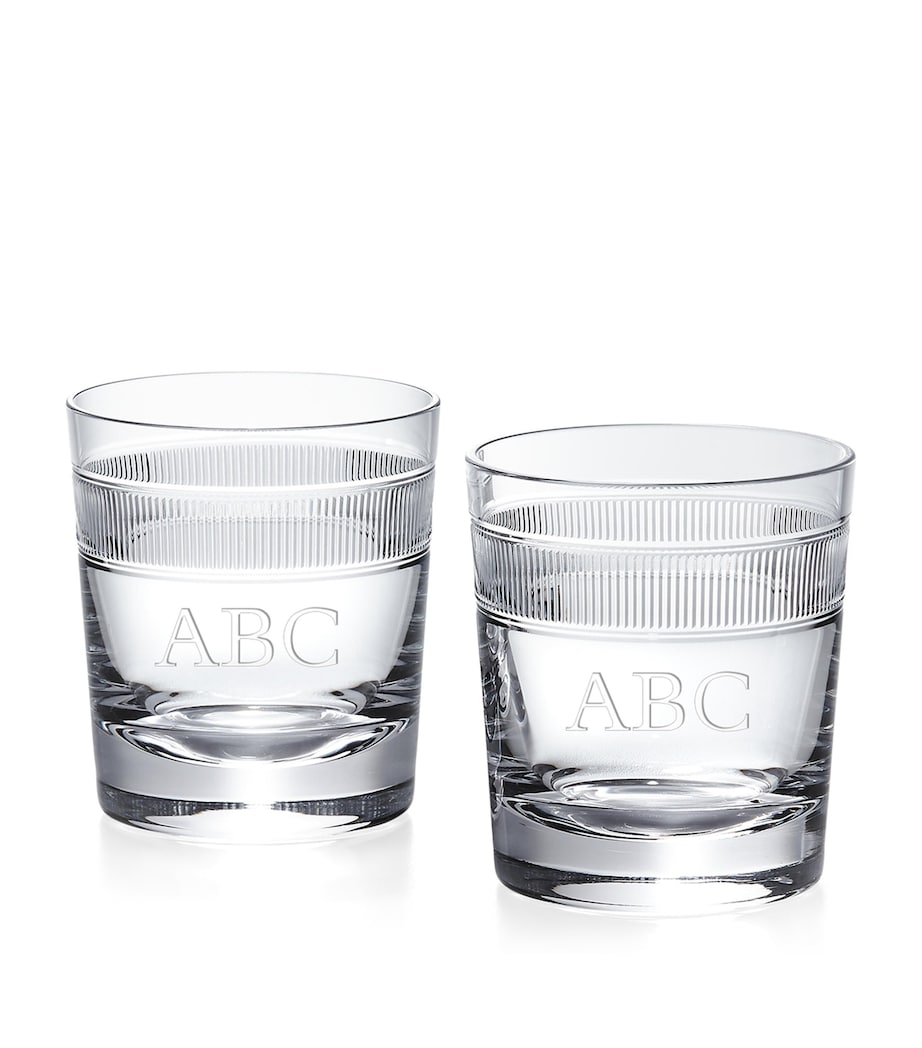 Set of 2 Langley Old-Fashioned Glasses CLEAR Image 4