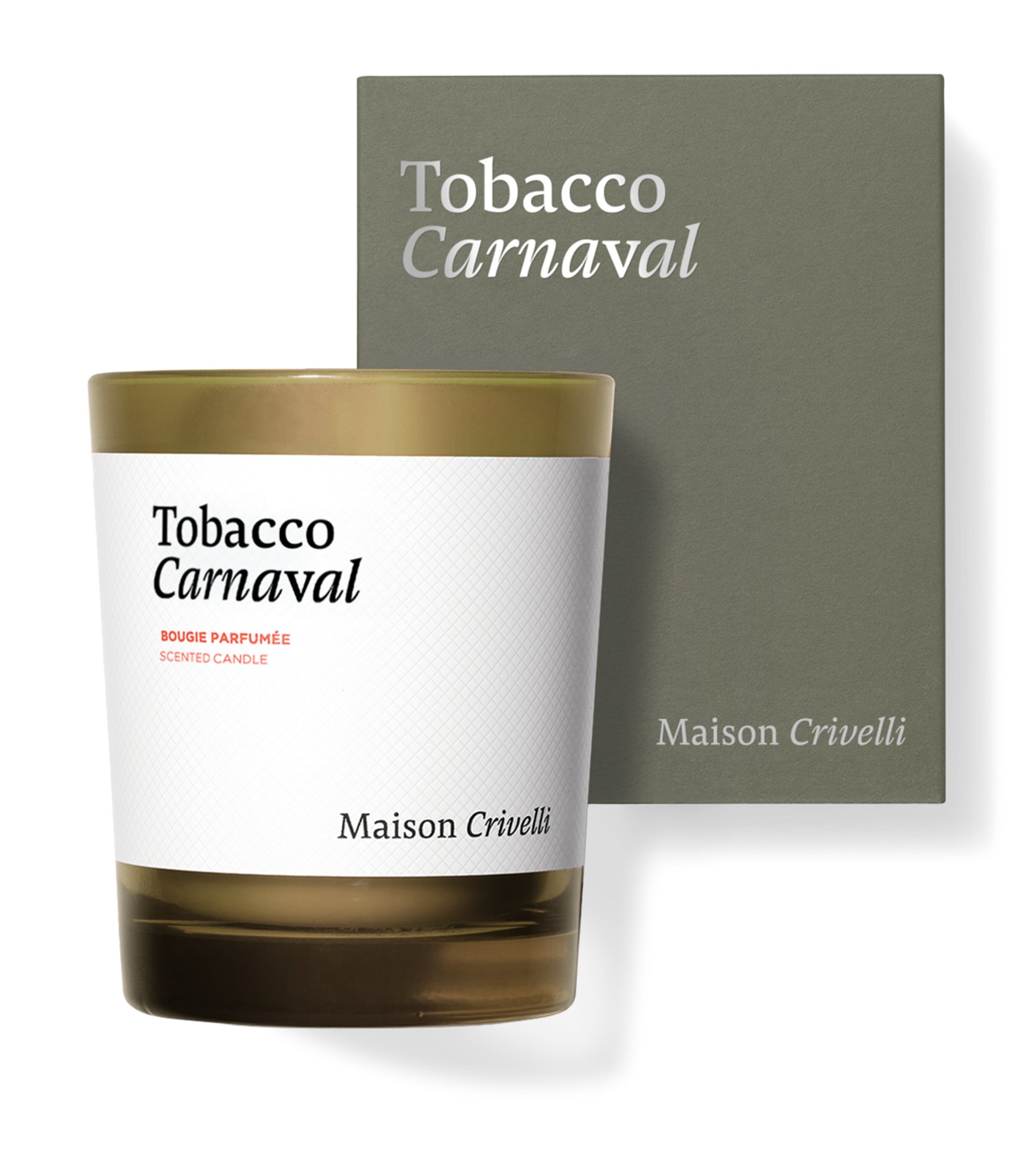 Maison Crivelli Tobacco Carnaval Candle (190g) | Harrods SE