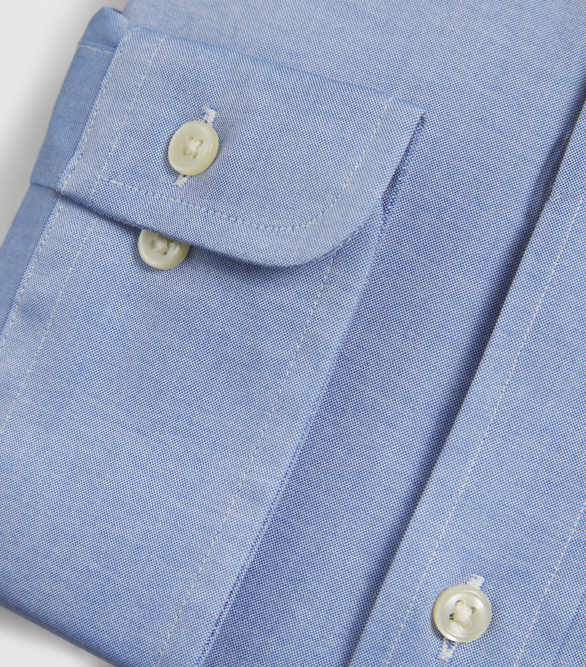Polo Ralph Lauren Mens Cotton Poplin Slim Oxford Shirt Blue Image 5