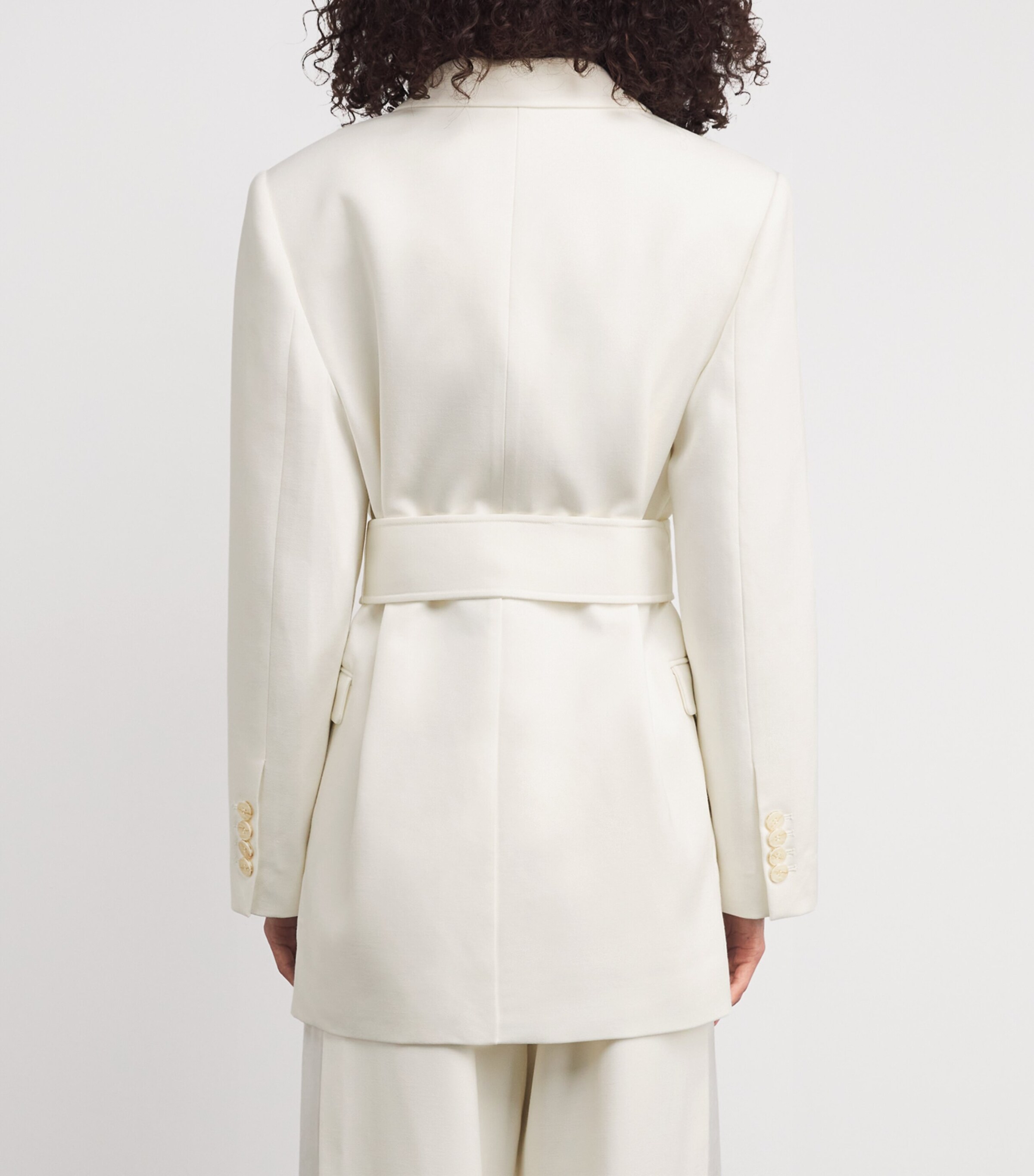 Satin Alabata Blazer MCRM CREAM Image 4