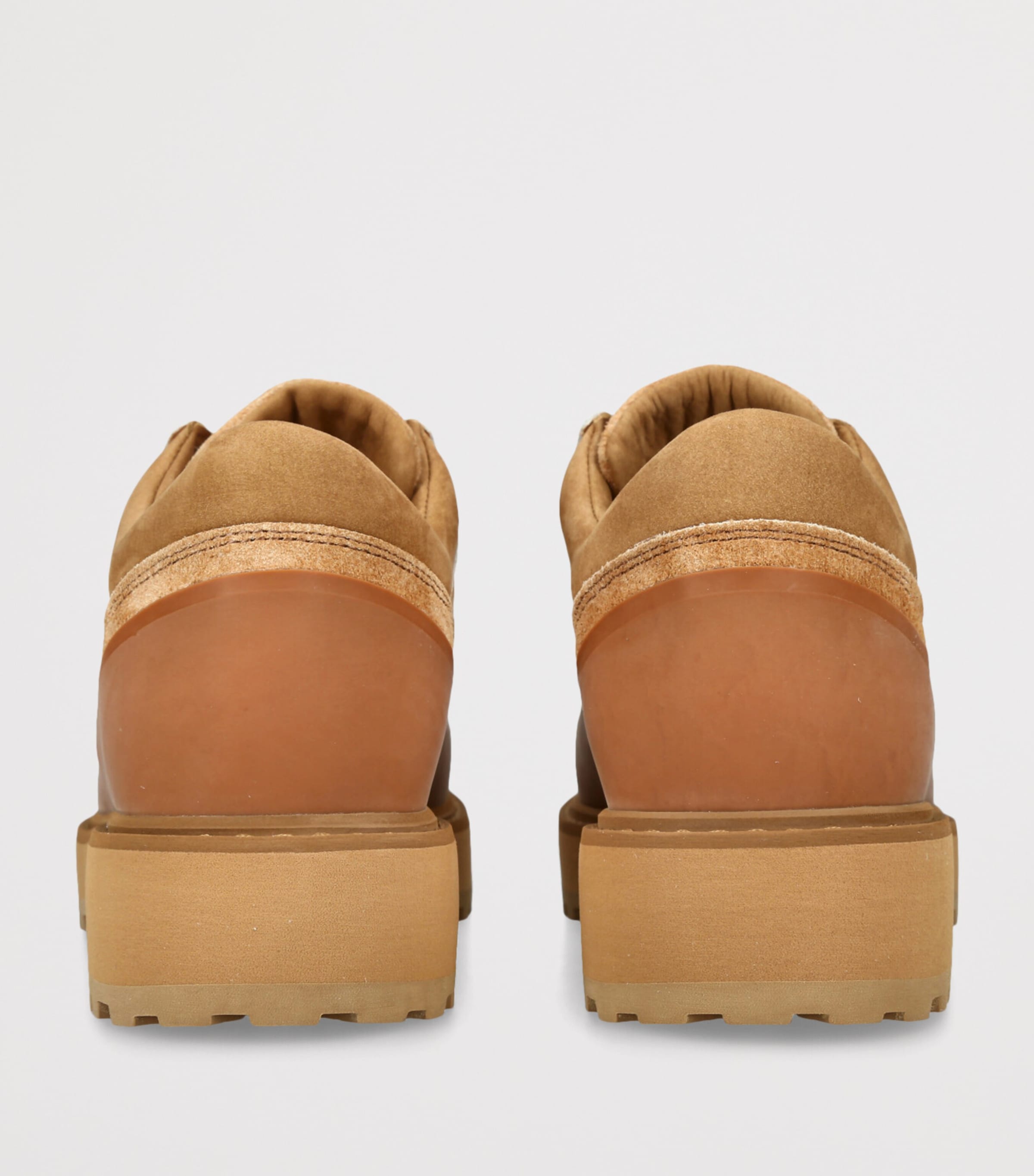Diemme Leather Cornaro Due Gomma Low-Top Boots Tan Image 2