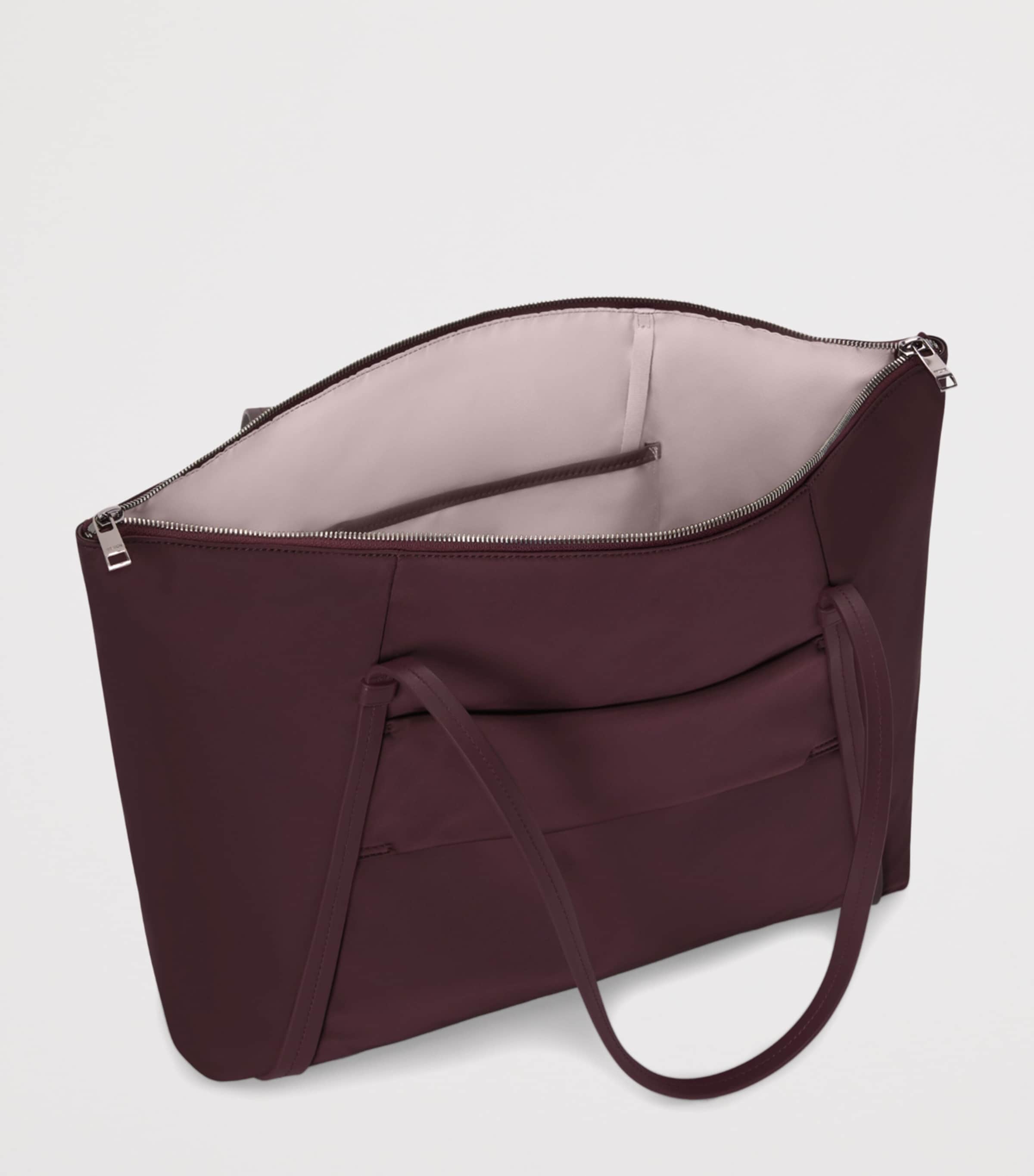 Tumi Leather Voyageur Q Tote Bag Rosewood Image 5
