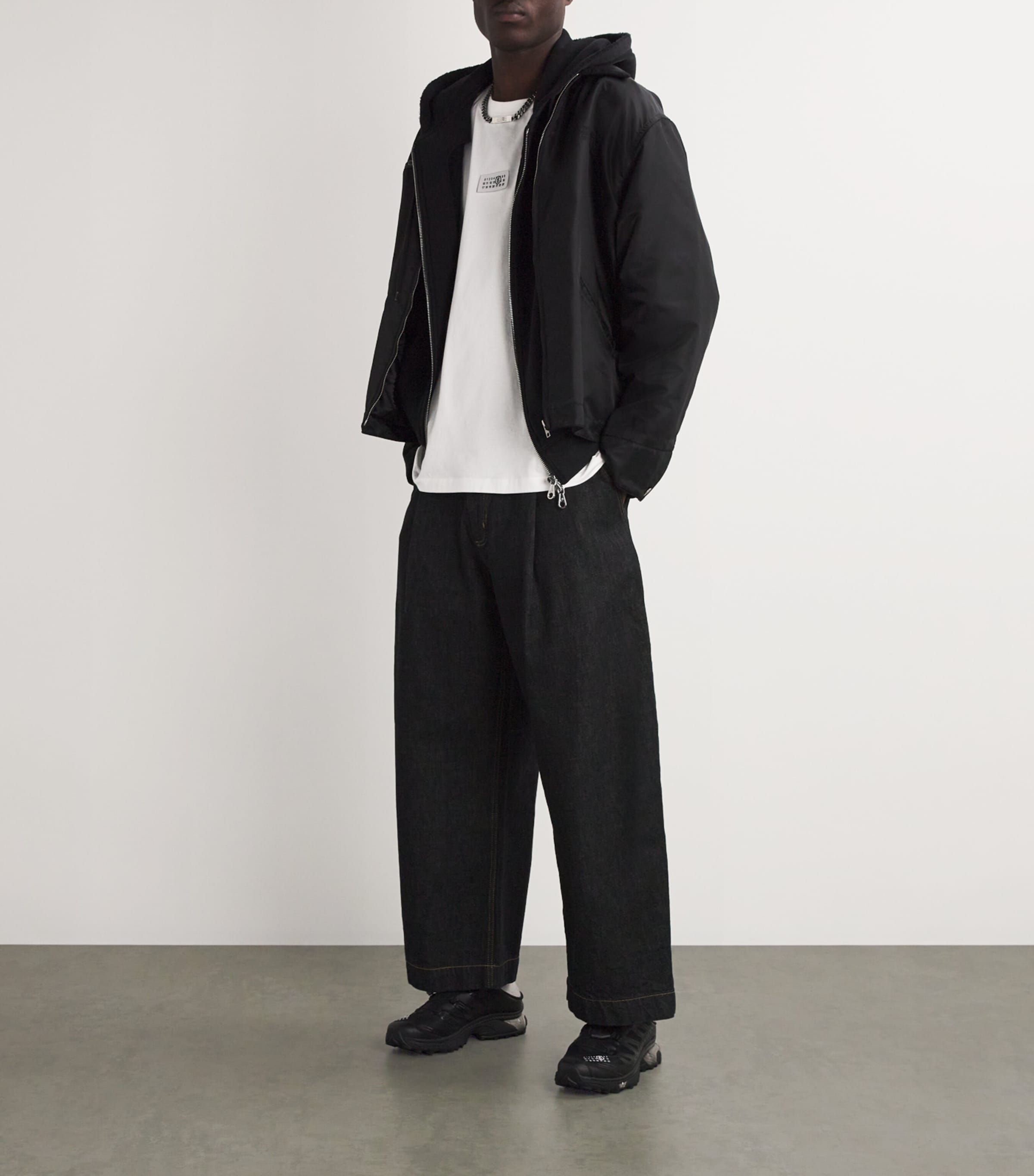 MM6 Maison Margiela Mens Cotton Numeric Tab T-Shirt Image 2