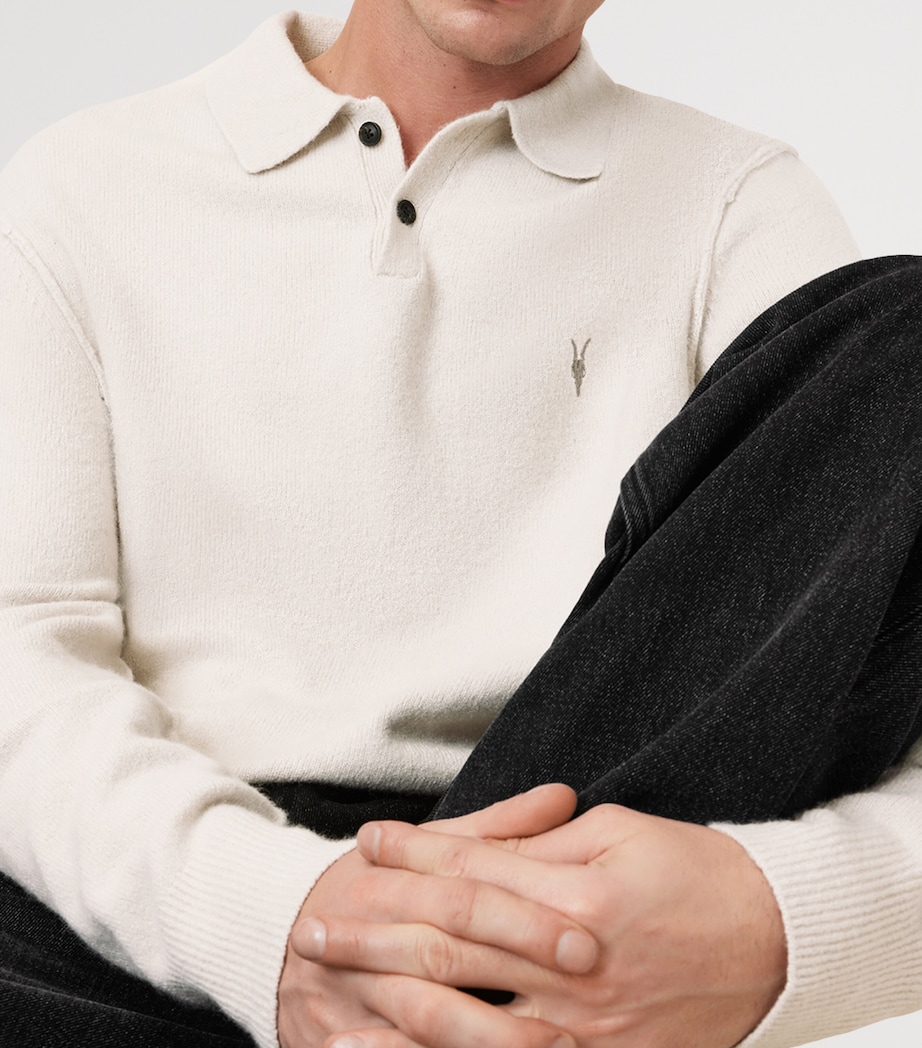 Ramskull Statten Polo Sweater CLOUDY WHITE Image 4