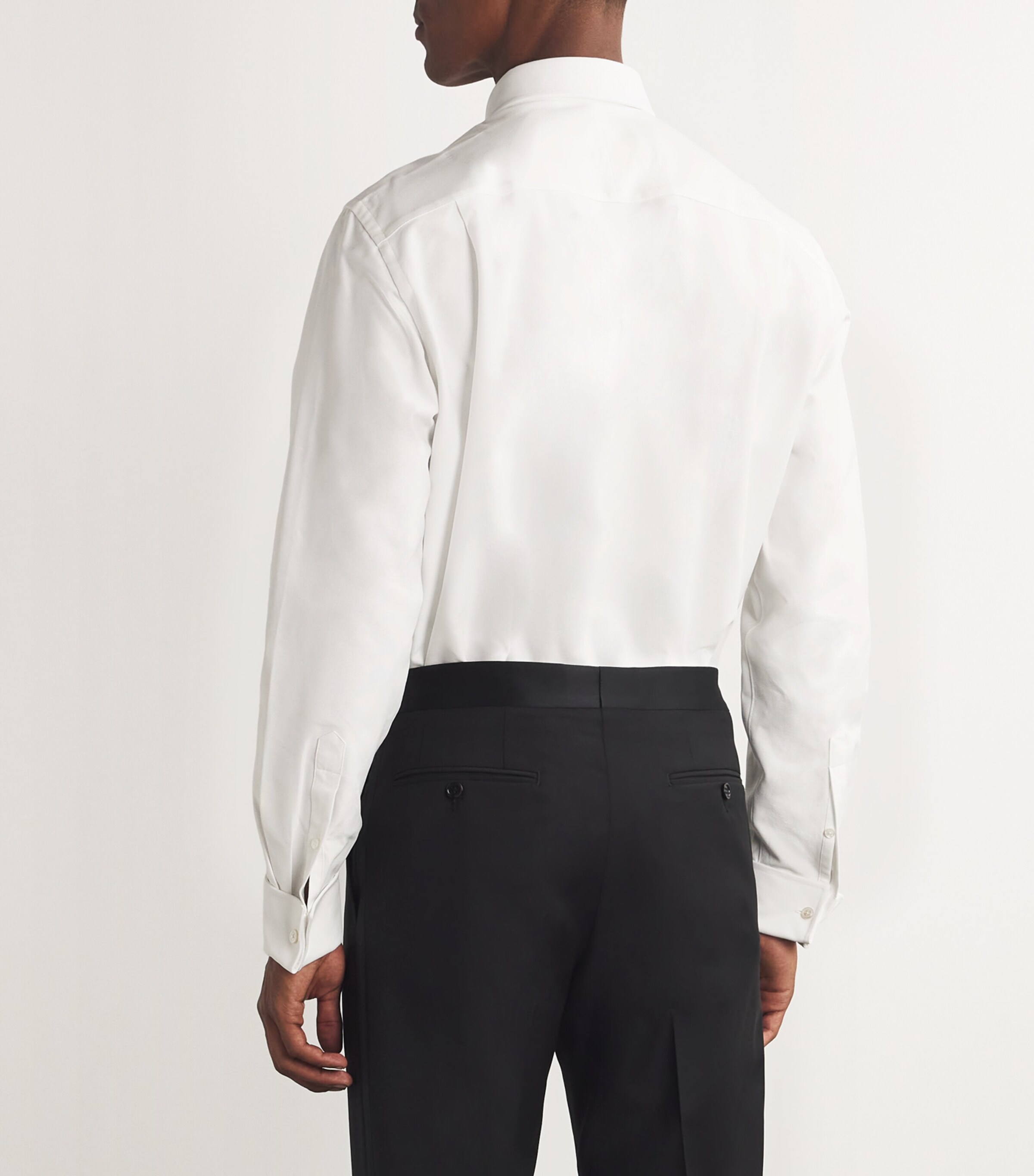 DUNHILL EU 43 US 10 D MEN'S BLACK OXFORD