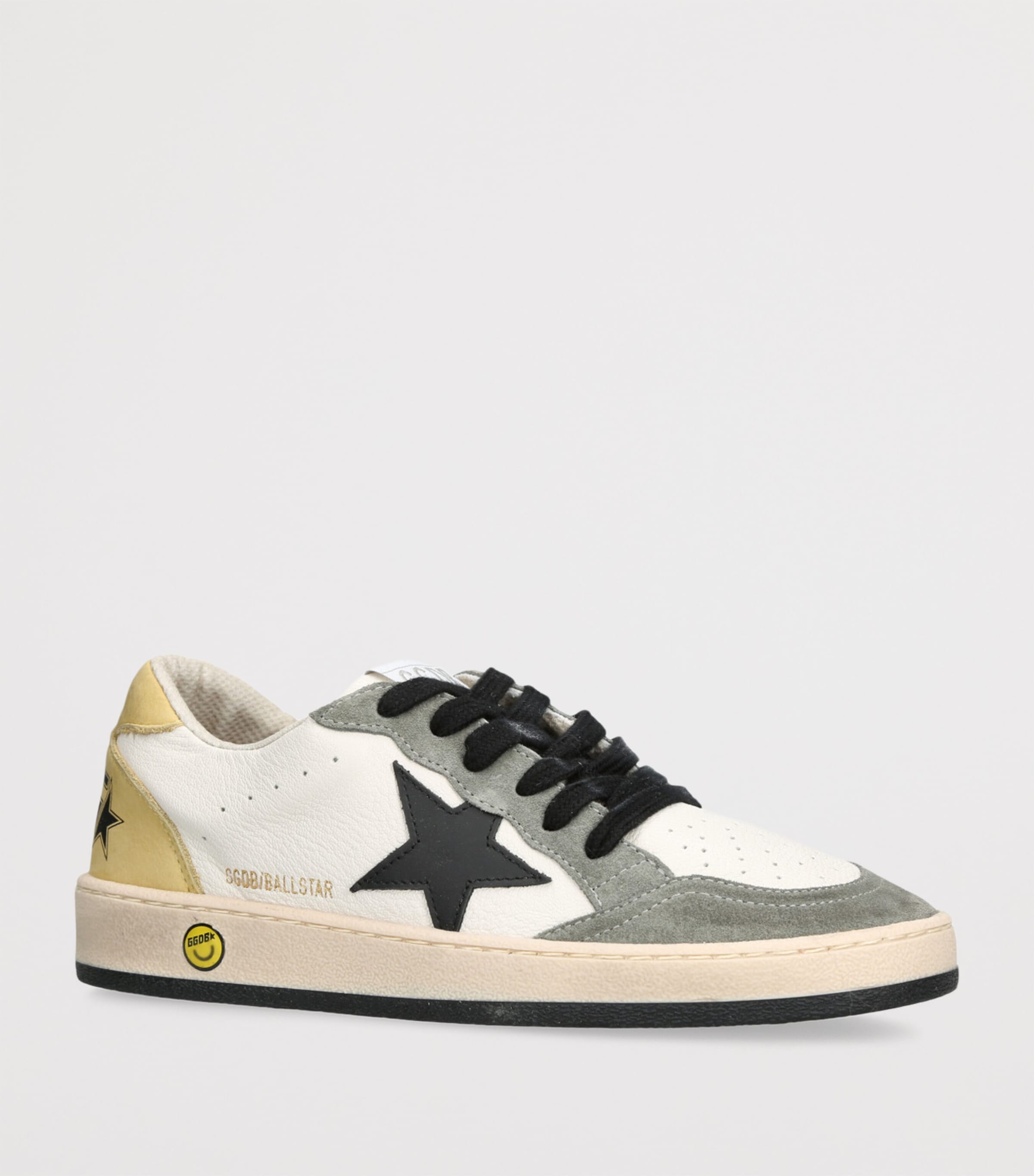 Leather Ball Star Sneakers KHAKI Image 3