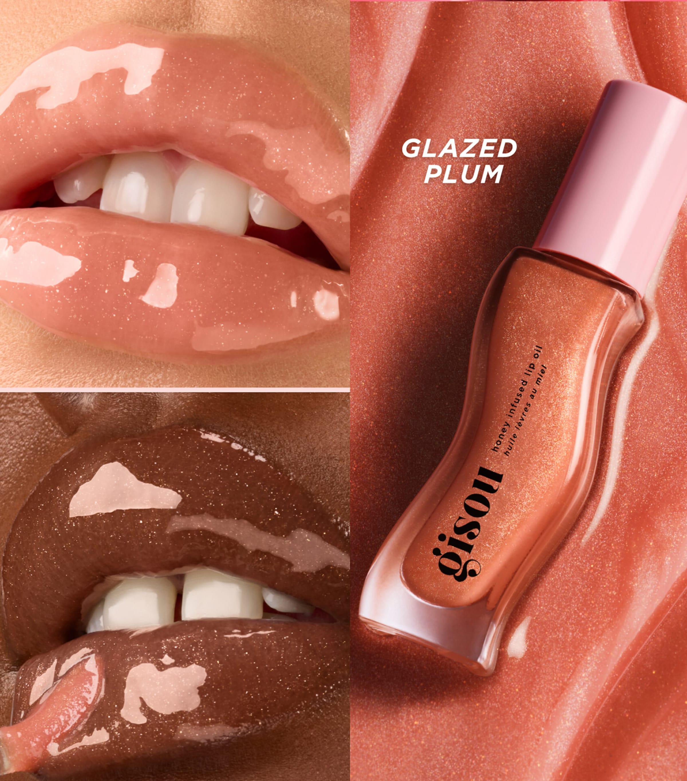 Gisou Honey Infused Lip Oil (3 x 8ml) | Make-up | Lips | Lip Oils | Designers | Gisou Gisou Honey Infused Lip Oil (3 x 8ml) | Make-up | Lips | Lip Oils | Designers | Gisou