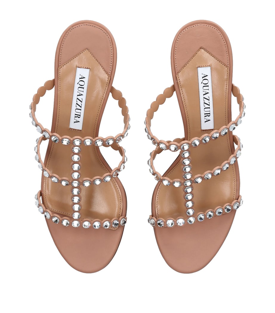 Leather Embellished Tequila Sandals 50 PALE PINK Image 4