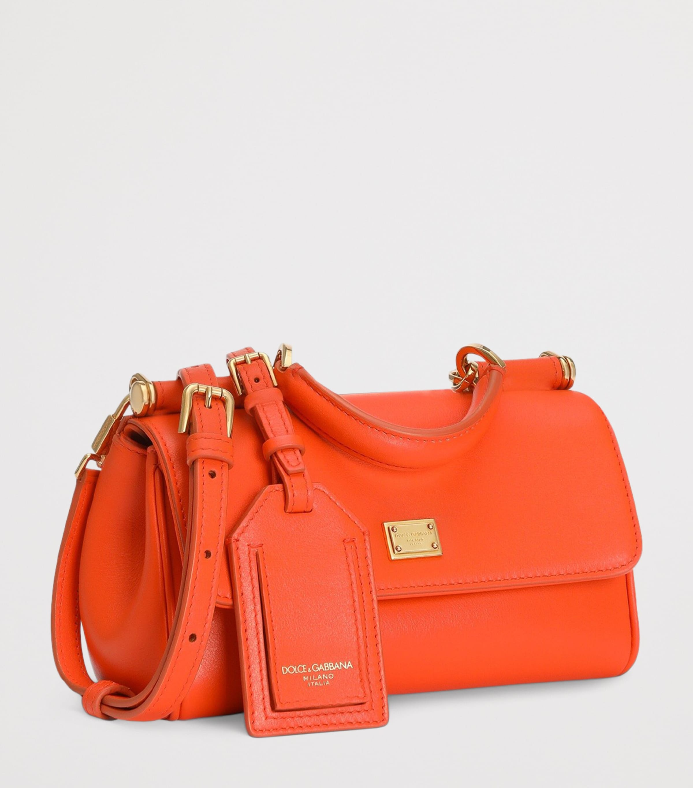 Dolce&Gabbana Multi Leather My Sicily Top-Handle Bag | Harrods US