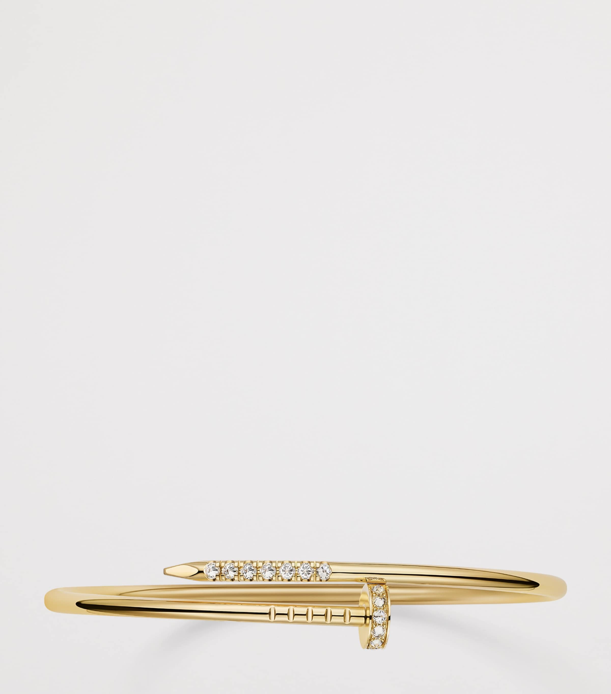 Small Yellow Gold and Diamond Juste Un Clou Bracelet YELLOW GOLD Image 4