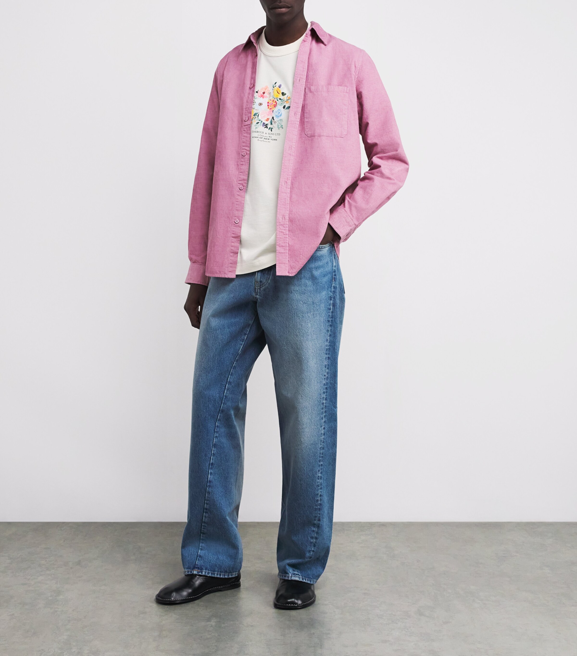 Corduroy Saliam Shirt ORCHID HAZE Image 2