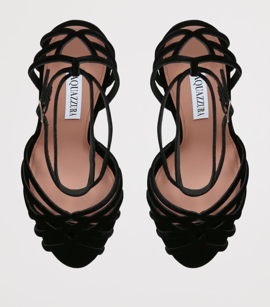 Velvet Wild Dream Sandals 105 BLACK Image 4