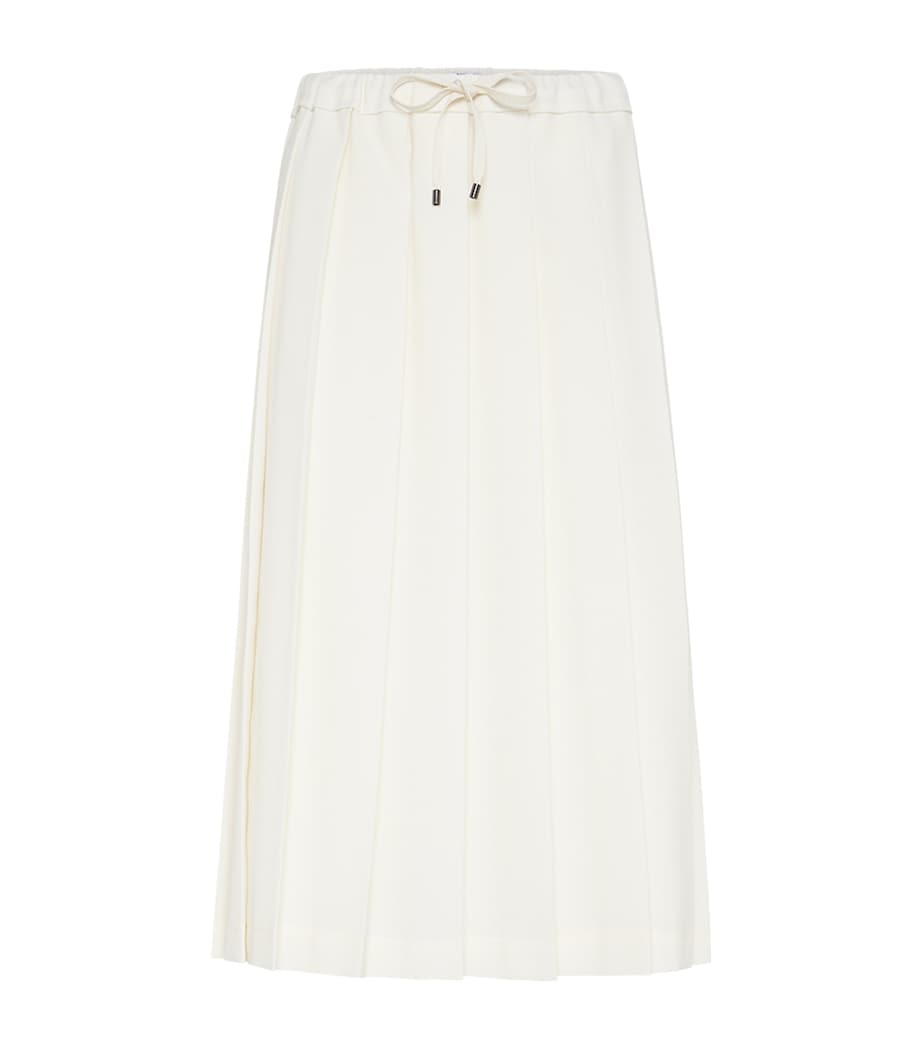 Techno Virgin Wool-Blend Track Skirt C9555 Image 1