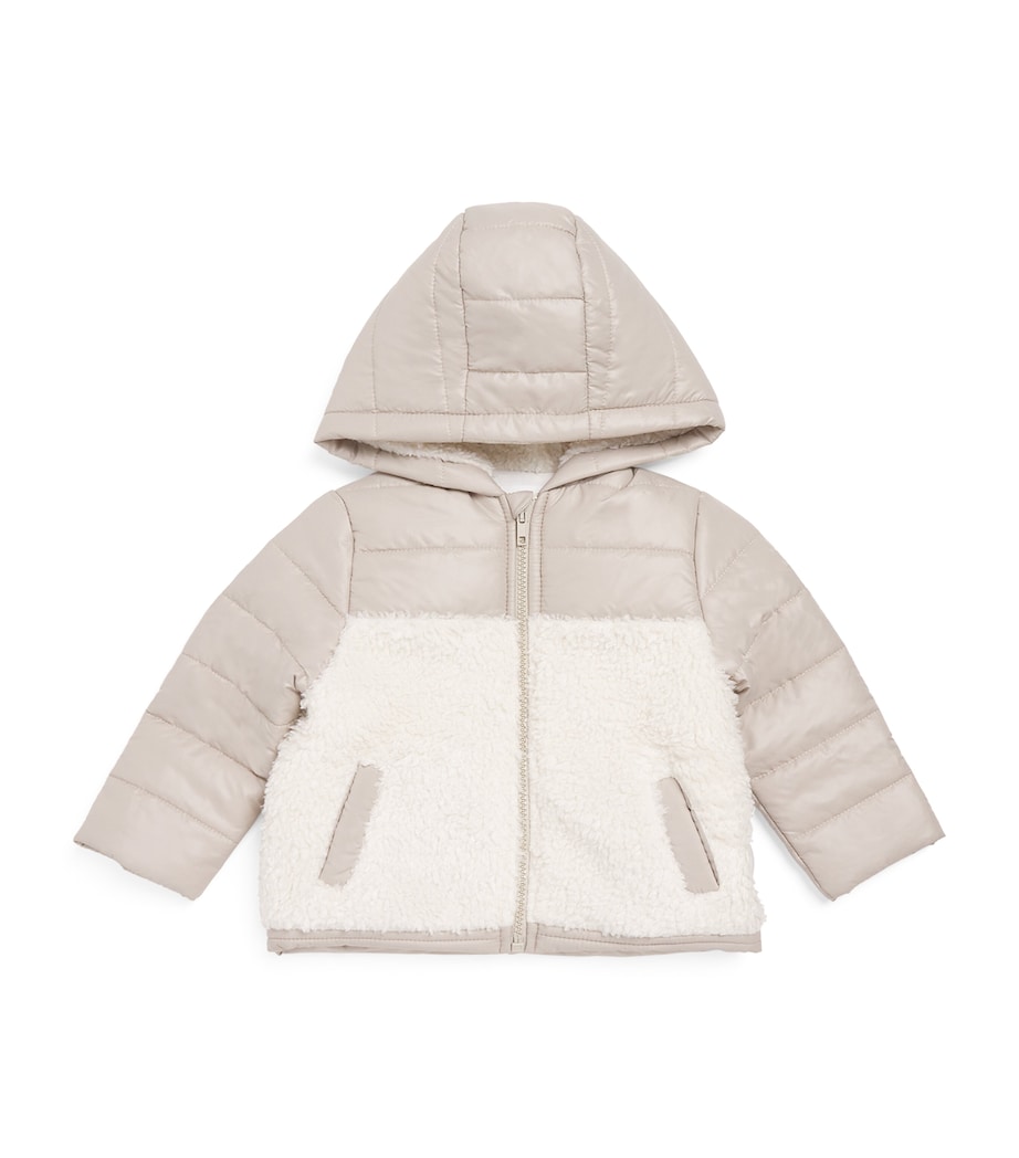 Fleece-Trim Padded Jacket (6 Months-4 Years) 186 Image 1