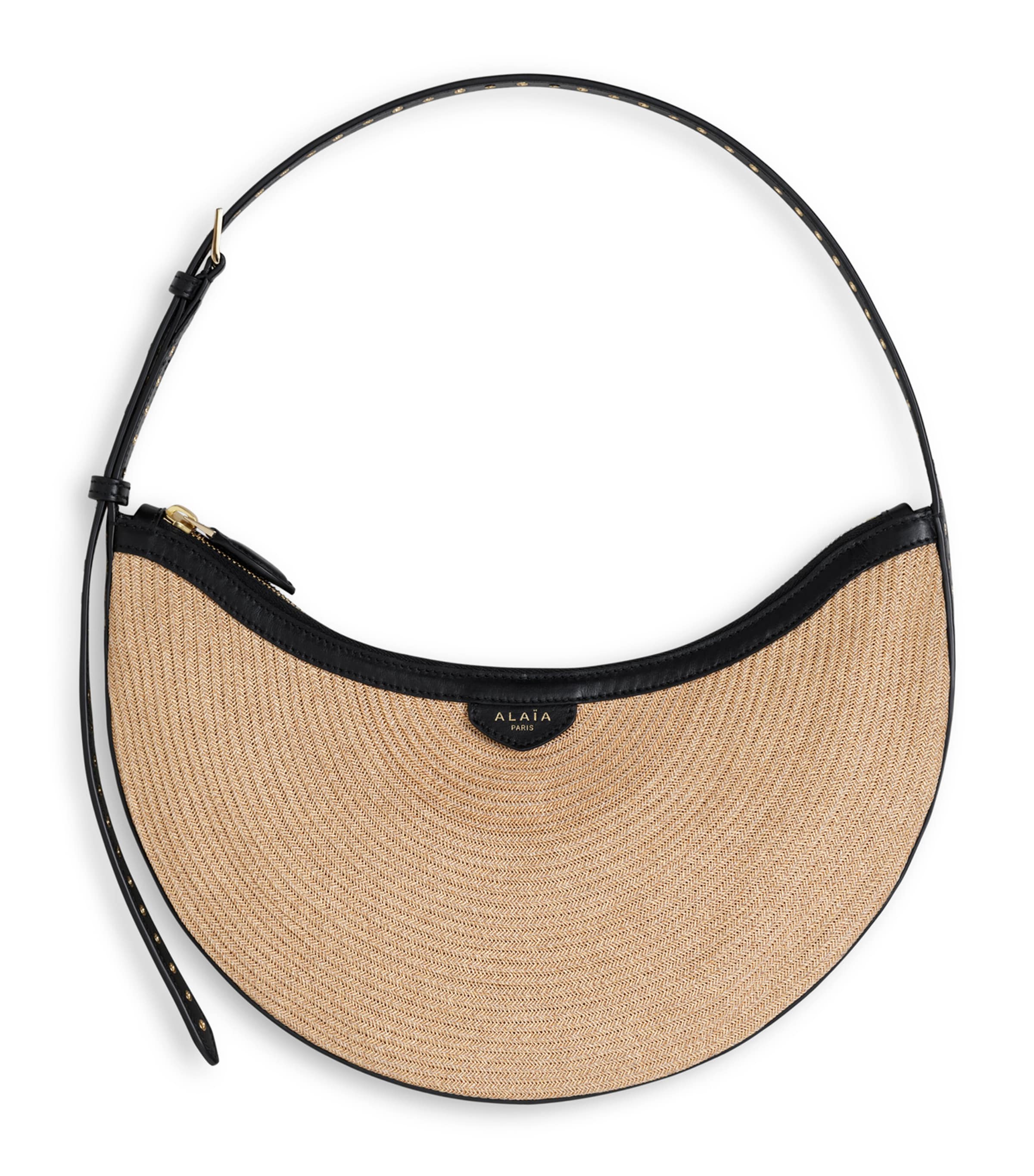 Alaïa Small One Piece Demi Lune Shoulder Bag Naturel Image 1