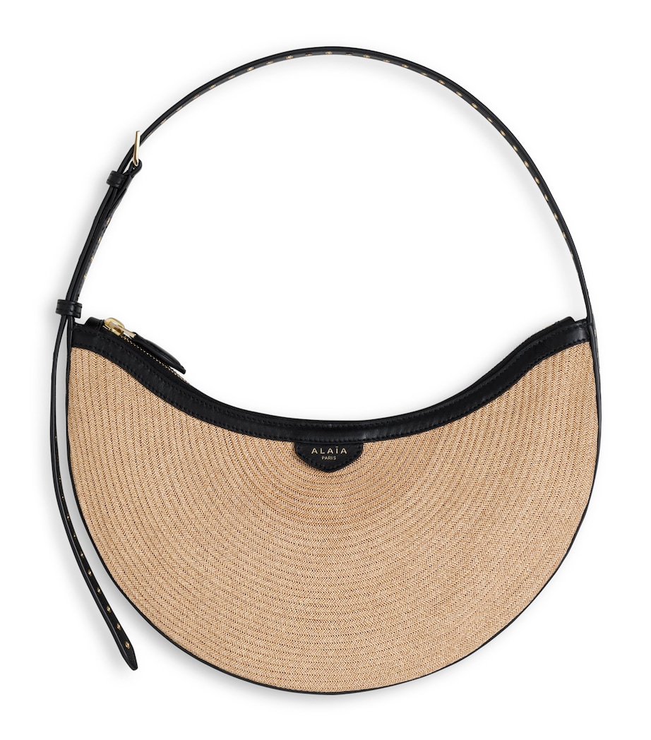 Alaïa Small One Piece Demi Lune Shoulder Bag Naturel Image 1