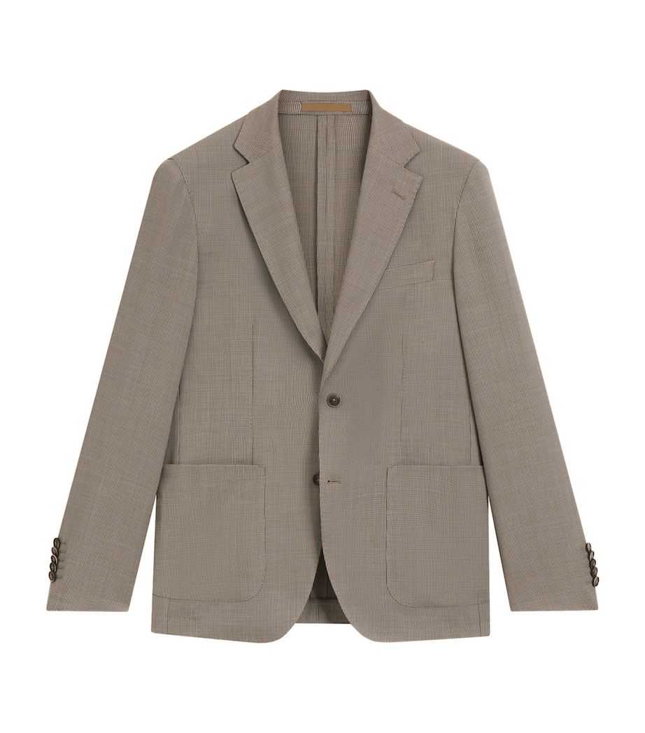 Virgin Wool-Silk Slim Fit Blazer 255 Image 1