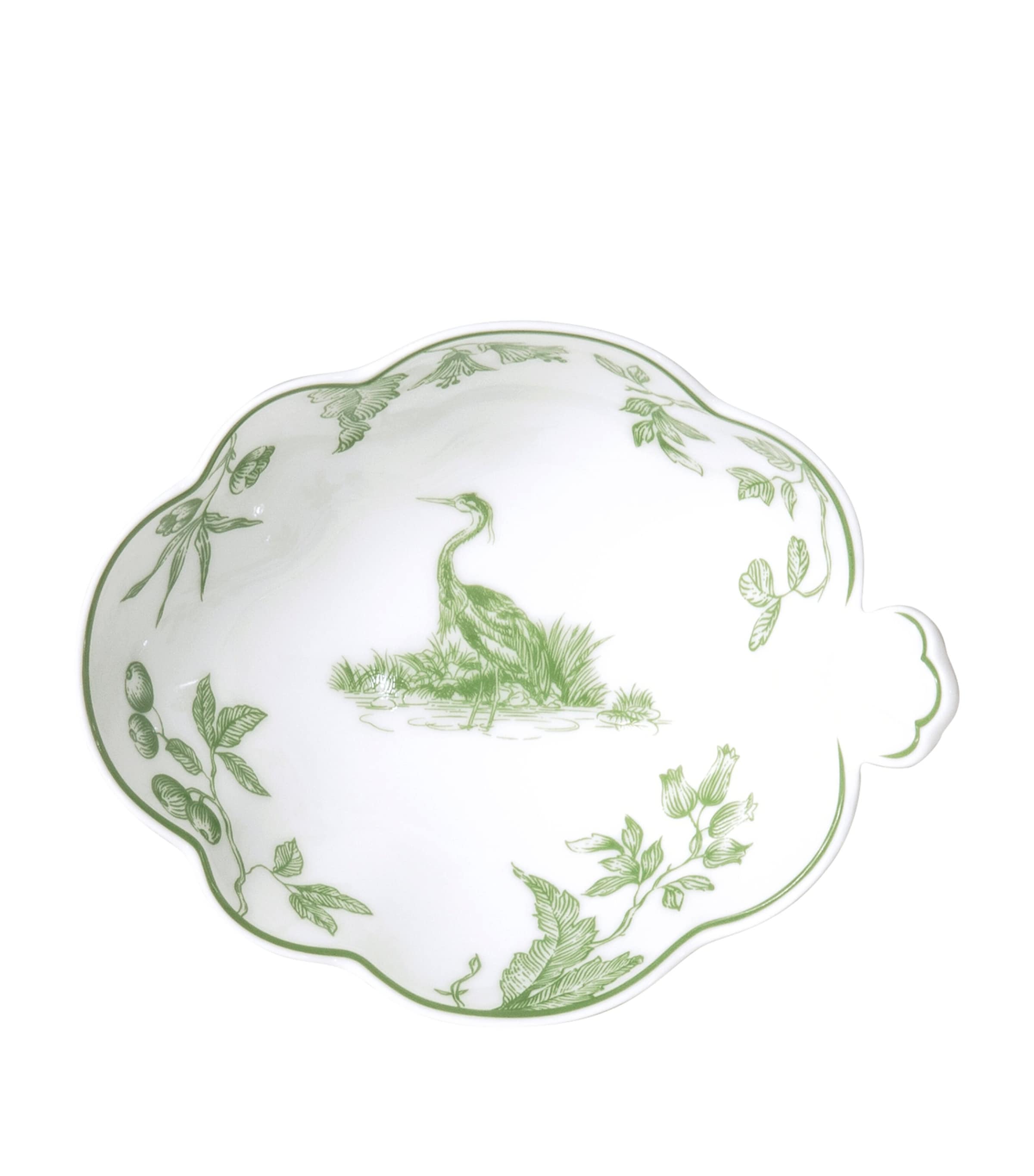 Bernardaud Albertine Treat Dish In Green