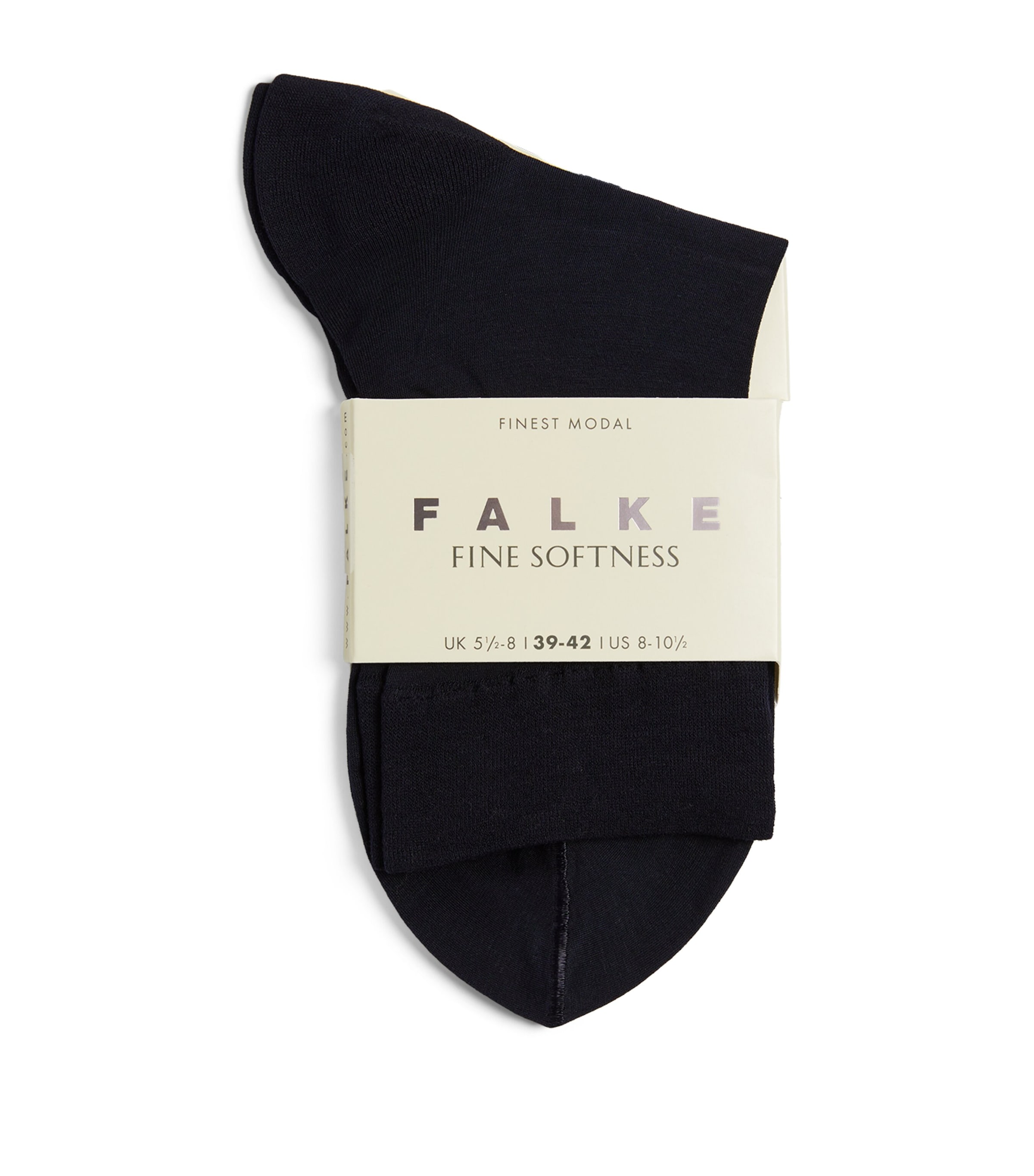 Falke Womens Fine Softness Socks Dark Navy Image 1