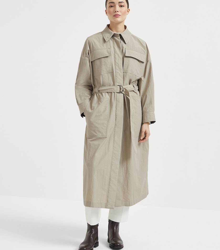 Water-Resistant Trench Coat C9123 Image 2
