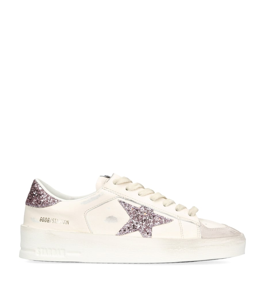 Golden Goose Leather Stardan Sneakers White/comb Image 1