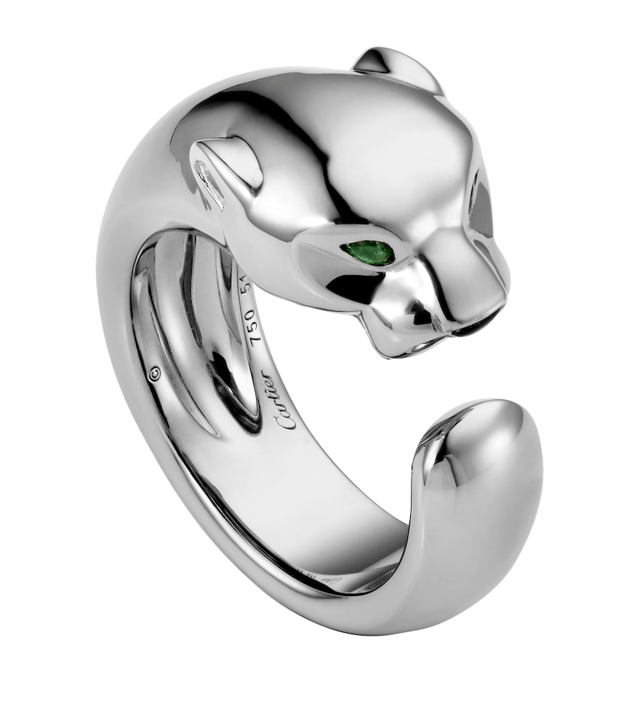 White Gold Massai Panthère de Cartier Ring WHITE GOLD Image 1