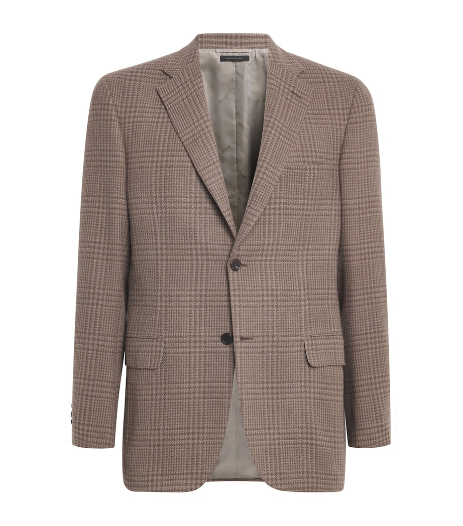 Wool-Silk Check Blazer 2800 Image 1