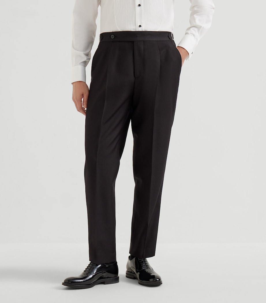 Silk-Wool Tailored Trousers CS098 Image 2
