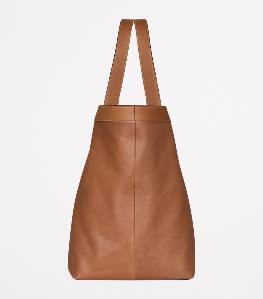 Leather Y Tote Bag 6359 Image 3