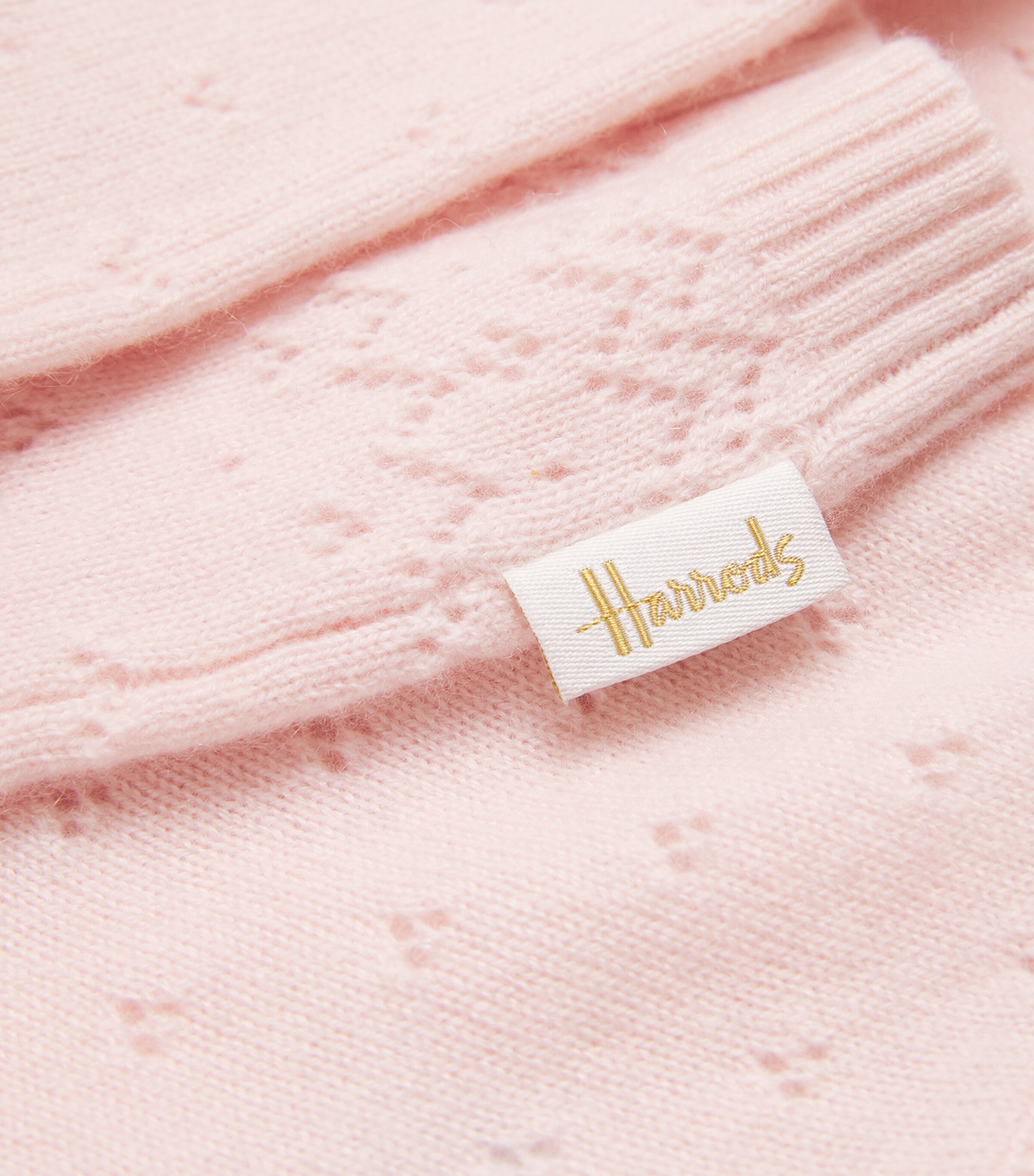 Cashmere Cable-Knit Trousers (0-18 Months) PINK Image 4