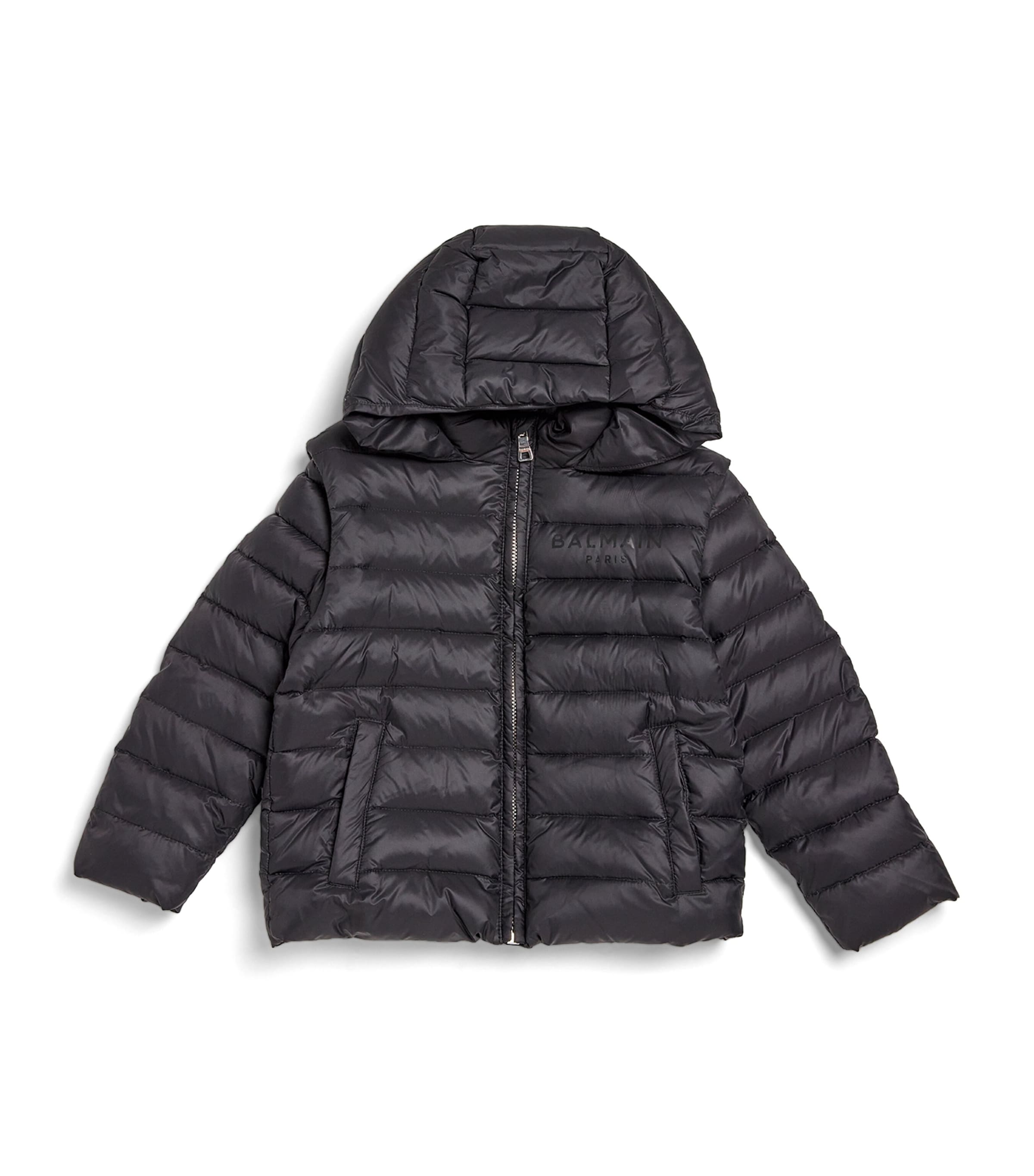 BALMAIN LOGO DOWN JACKET 