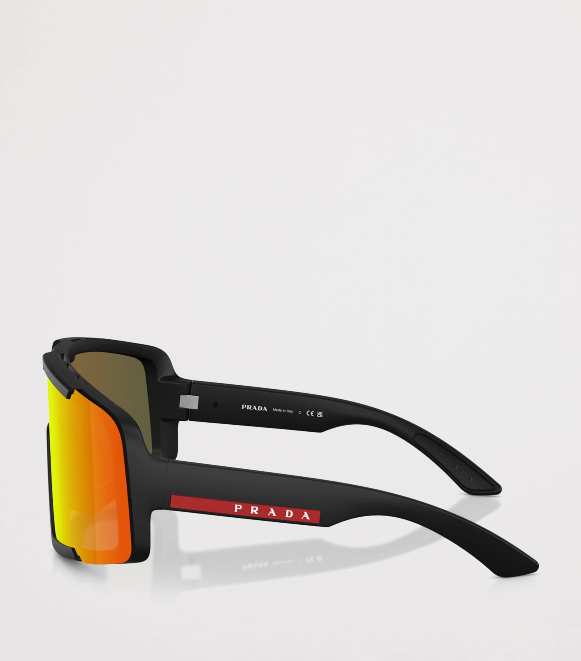 Prada Linea Rossa Injected PR B07S Sunglasses Black Image 3