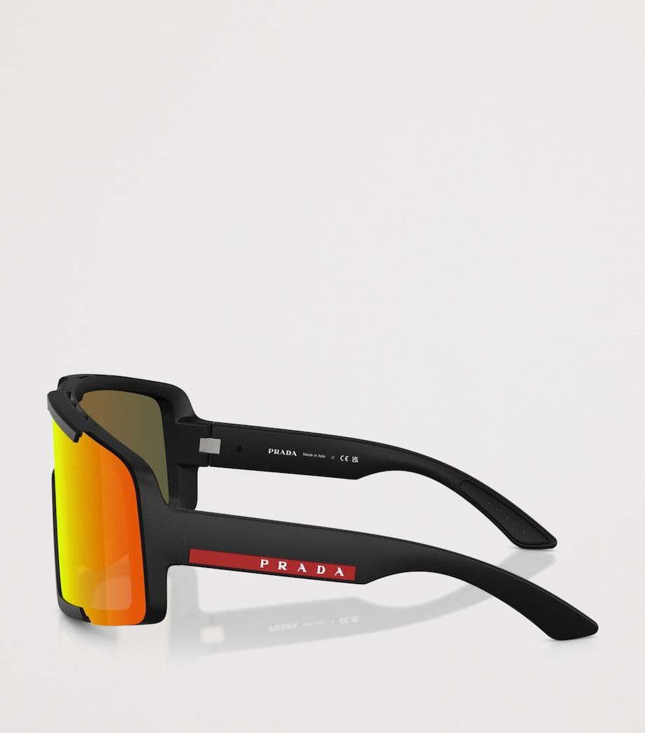 Prada Linea Rossa Injected PR B07S Sunglasses Black Image 3