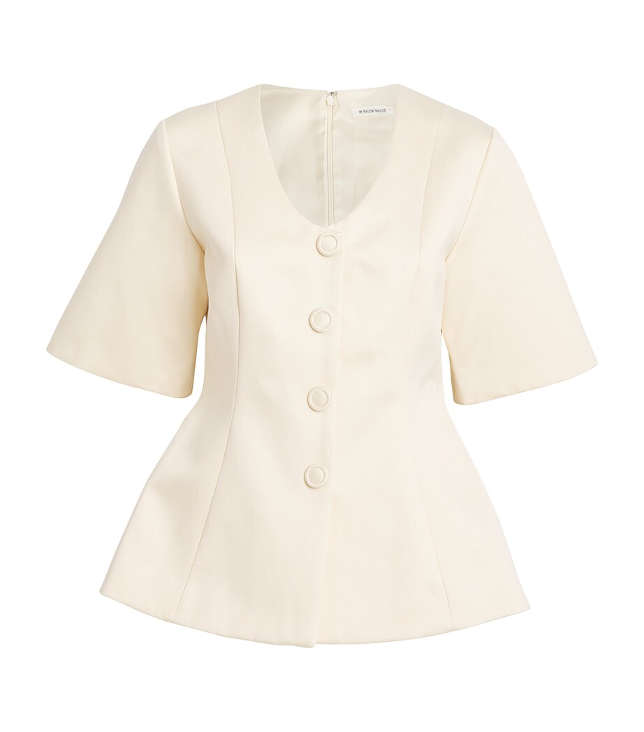 By Malene Birger Womens Merlina Blouse Pearl Image 1