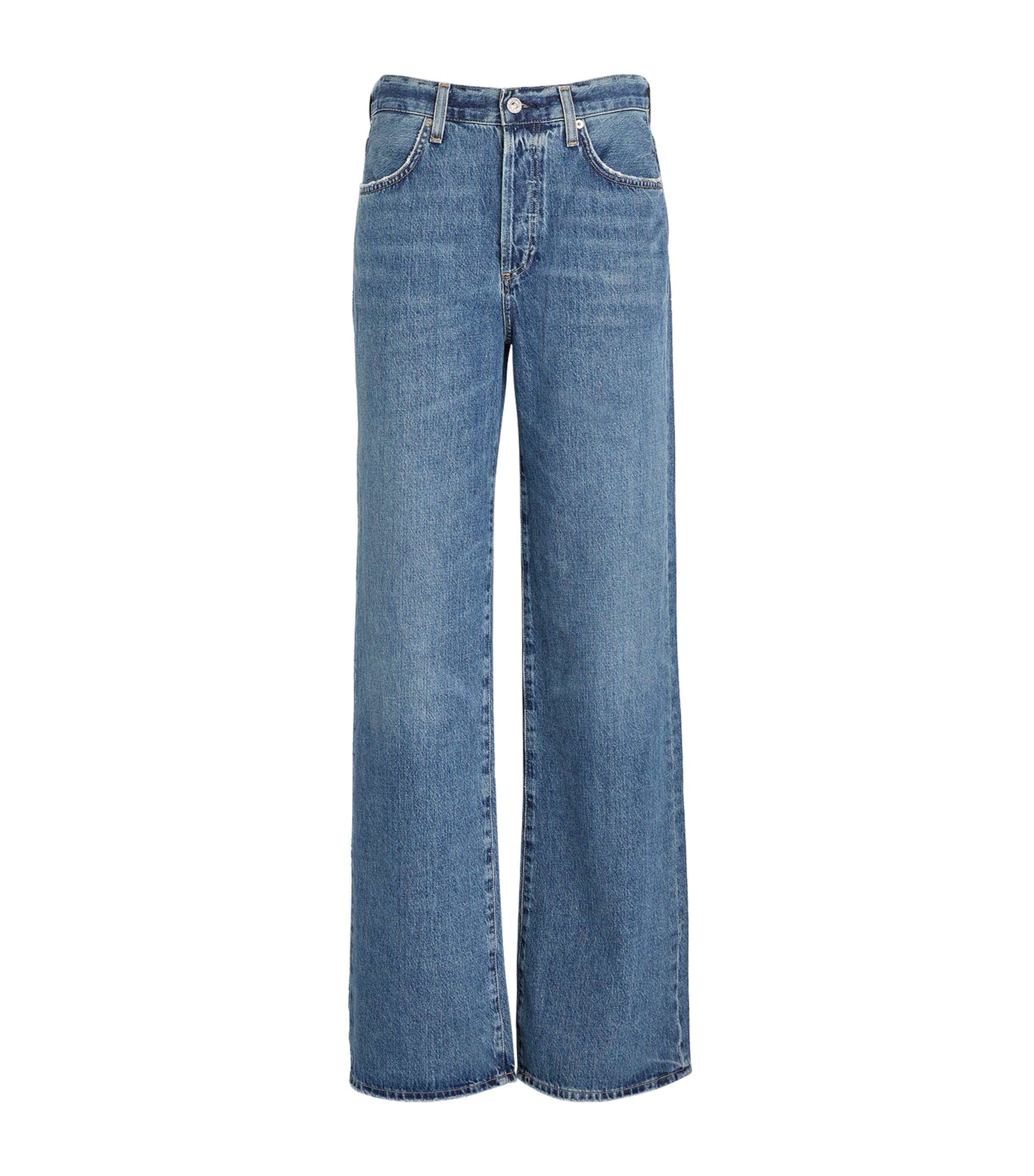 Citizens Of Humanity Annina High-rise Wide-leg Jeans In Blue