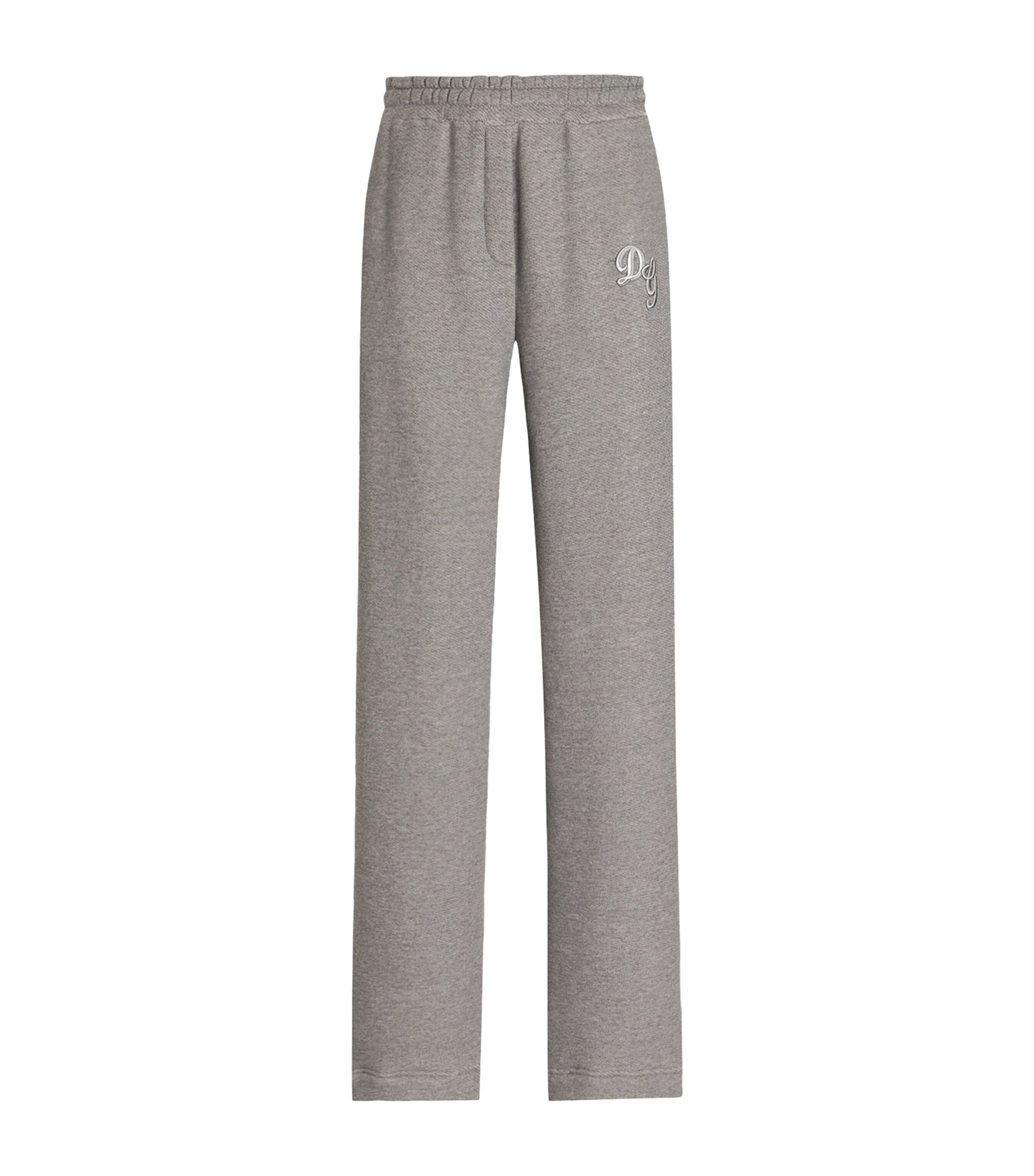 Dolce&Gabbana Womens Cotton-Blend Sweatpants Mela Image 1