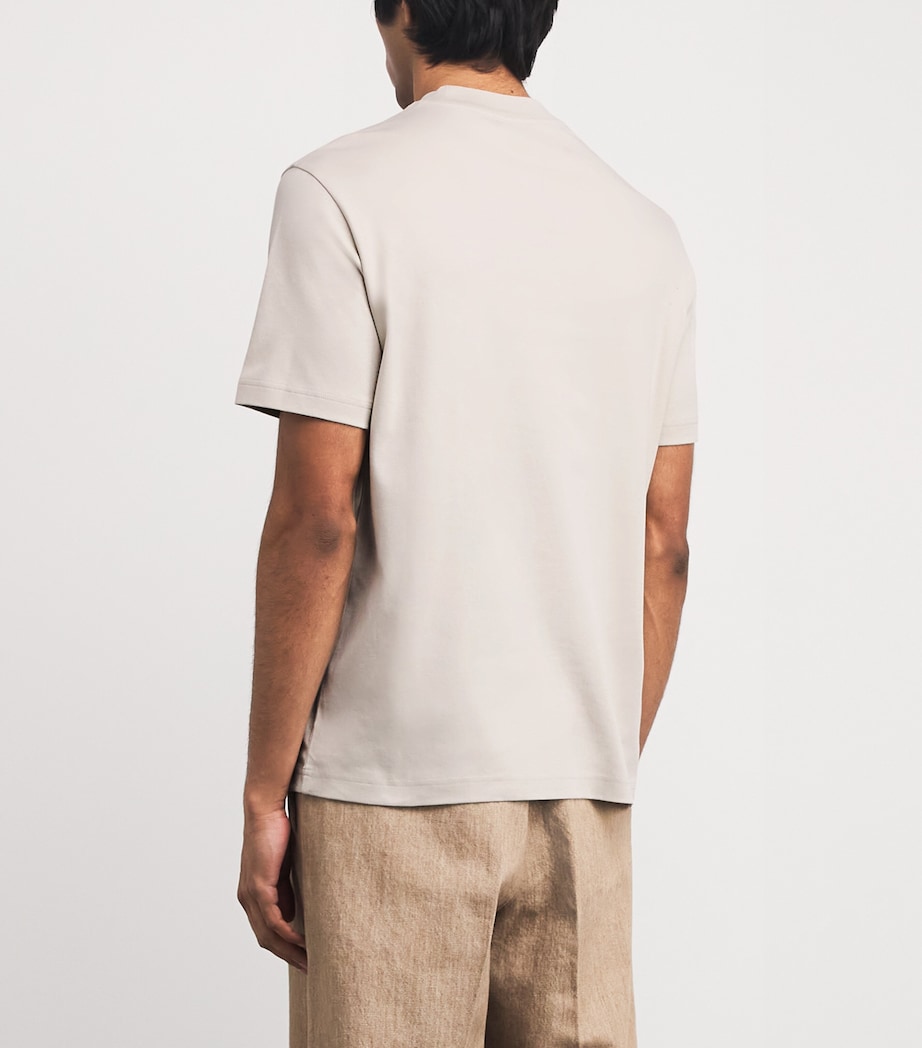 Cotton Logo T-Shirt F1058 Image 4