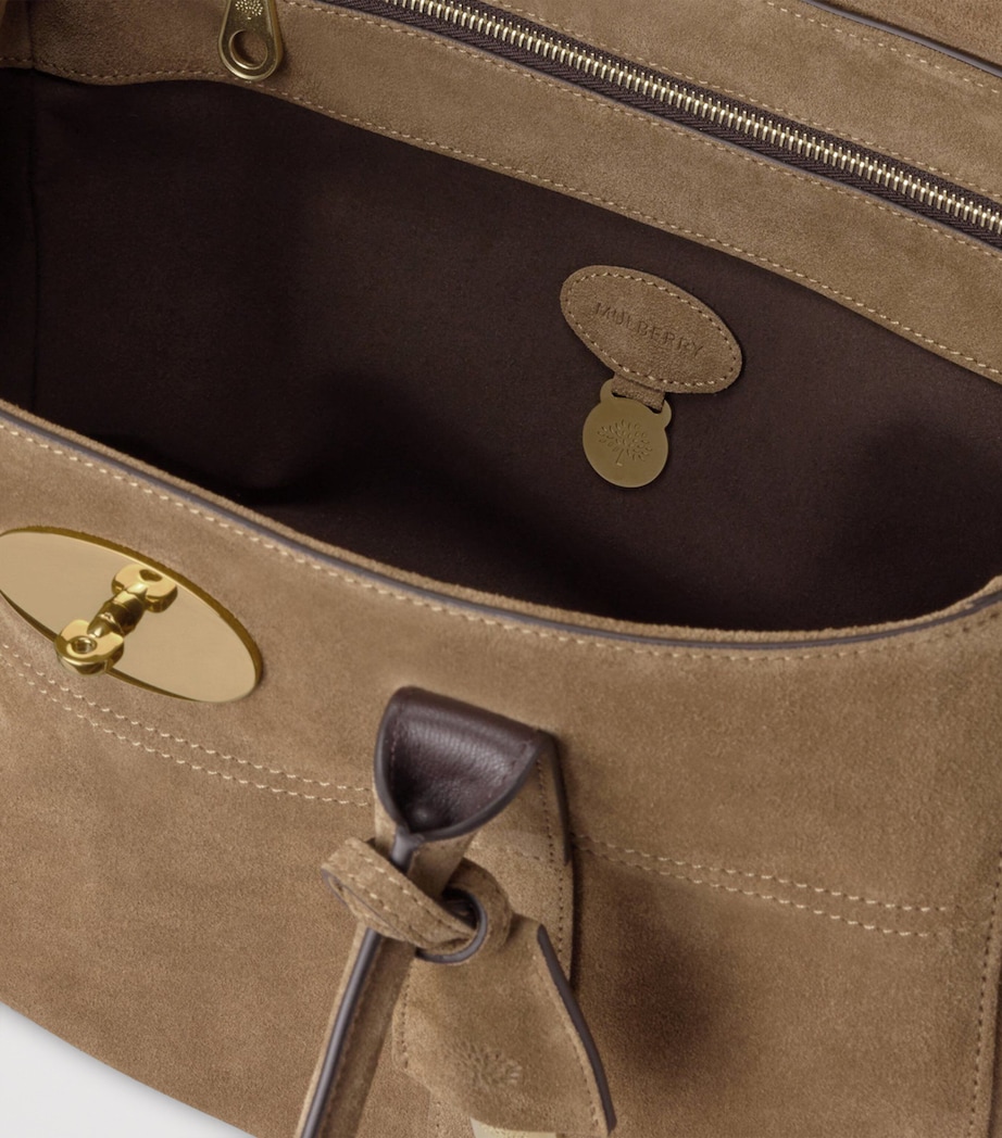 Suede Bayswater Top-Handle Bag SALCOMBE SAND Image 5