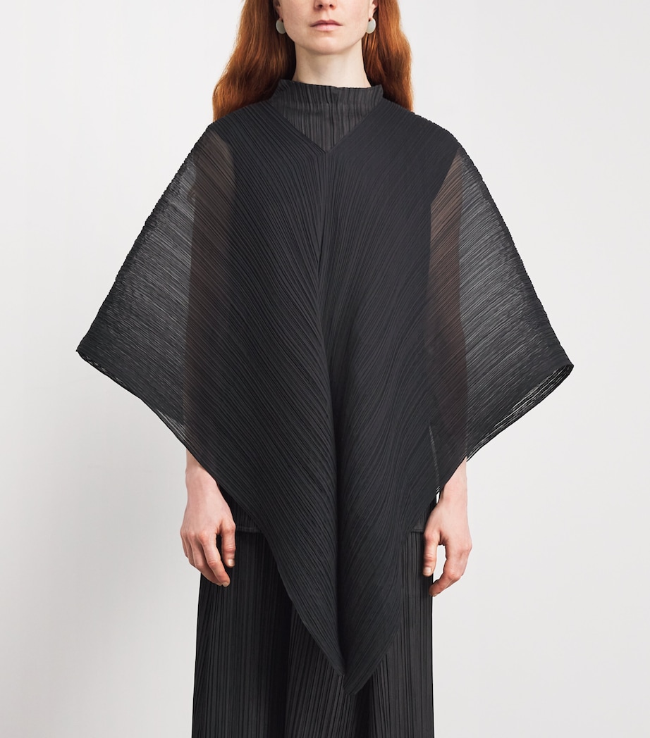 Pleats Please Issey Miyake Womens Madame-T May Stole Black Image 4
